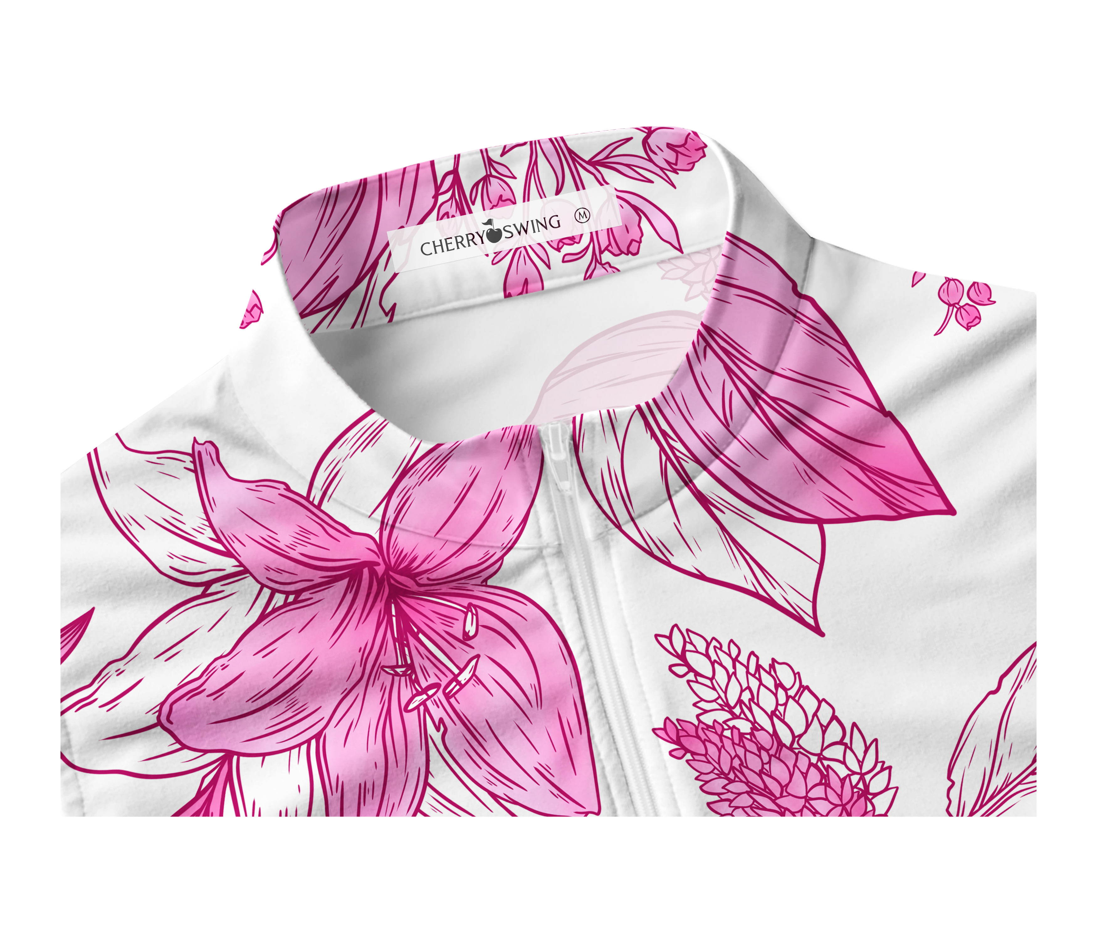 Cherryswing Women's Blossom Grove Symbols Sleeveless Golf Shirt