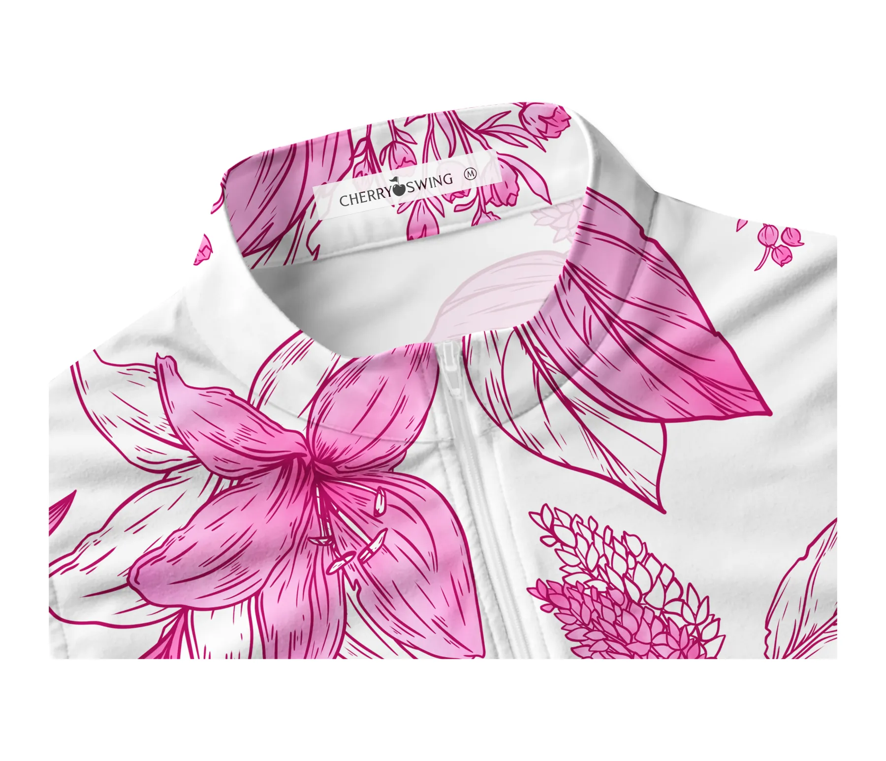 Cherryswing Women's Blossom Grove Symbols Sleeveless Golf Shirt