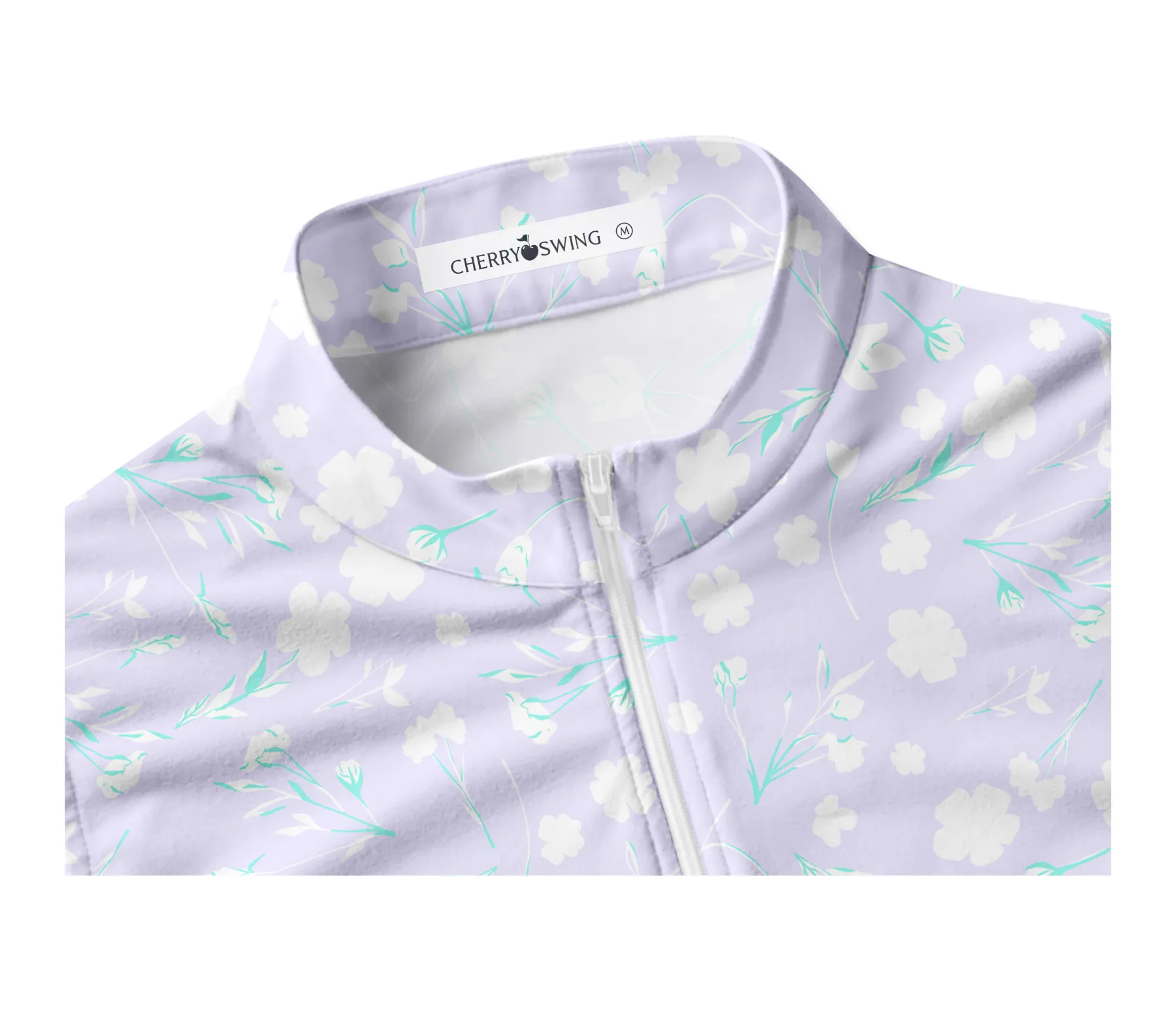 Cherryswing Women's Lavender in Full Bloom Sleeveless Golf Shirt