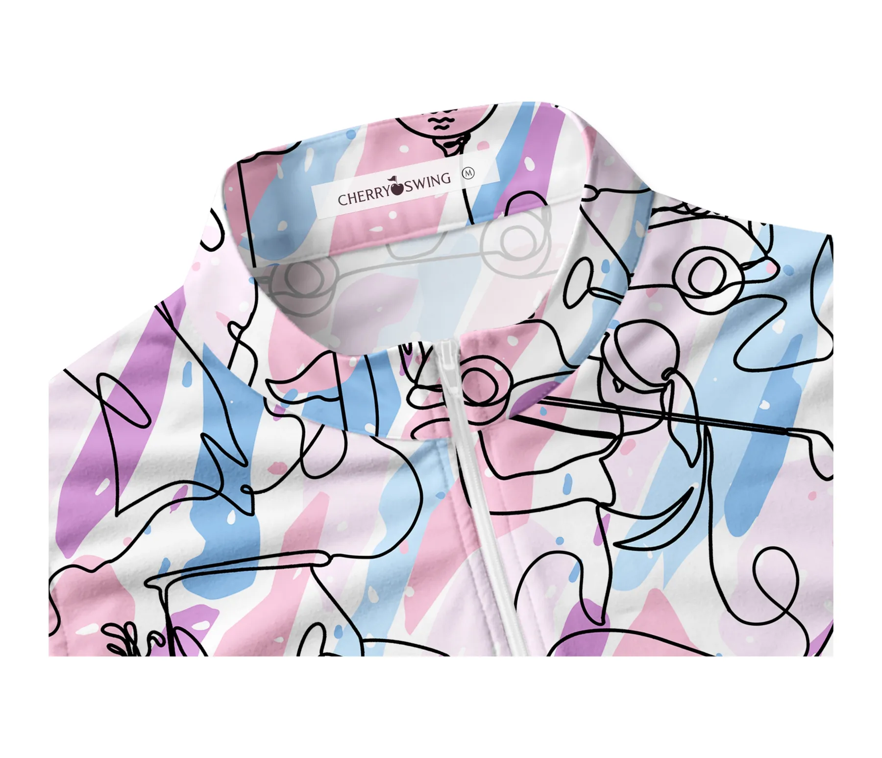 Cherryswing Women's Party in Course Golf Sleeveless Polo Shirt