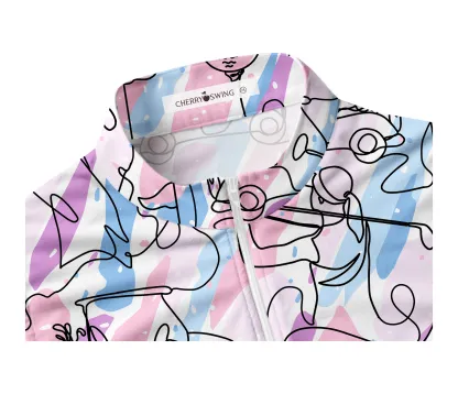 Cherryswing Women's Party in Course Golf Sleeveless Polo Shirt