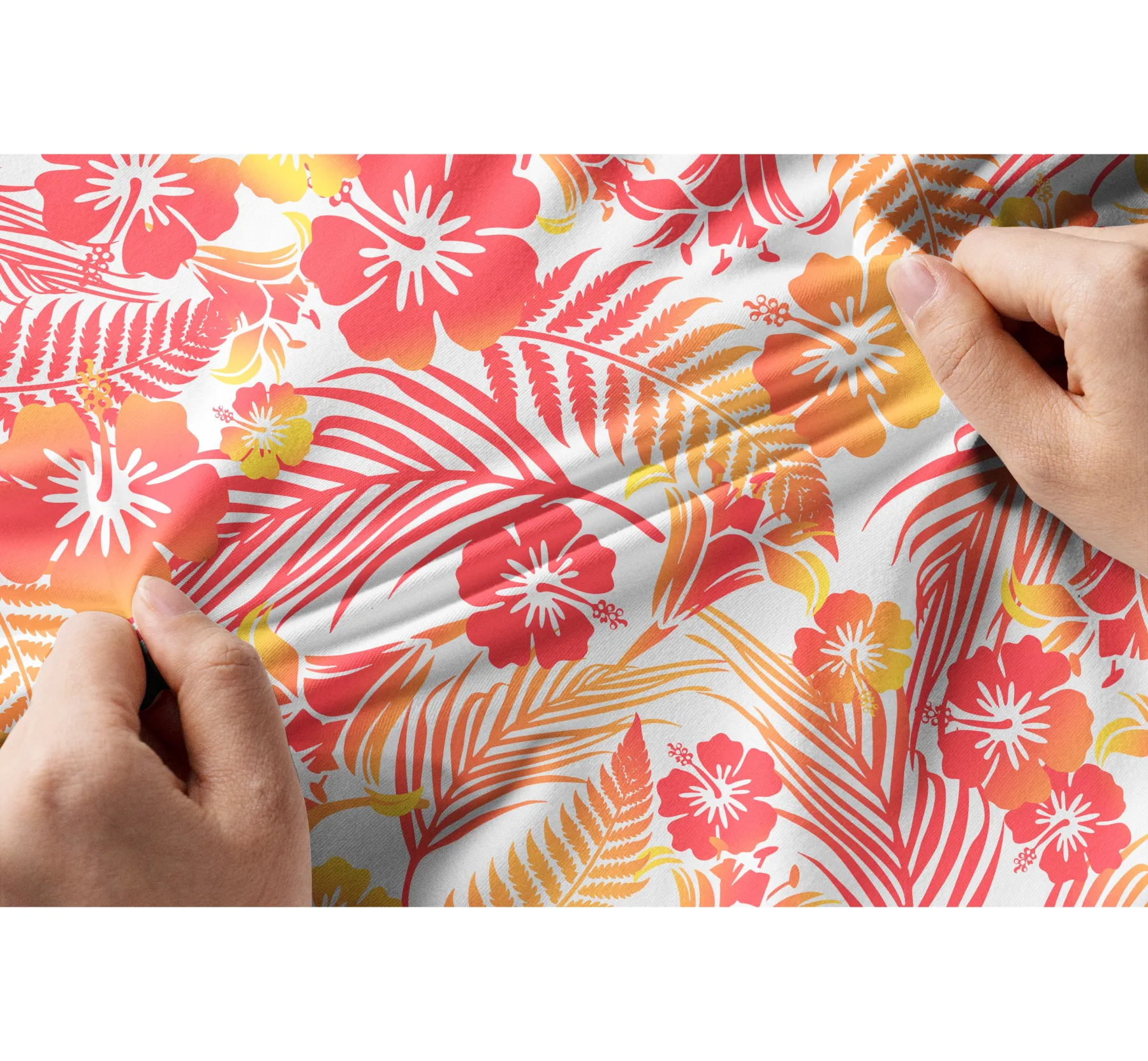 Cherryswing Women's Tropical Blossom Short Sleeve Golf Polo Shirt