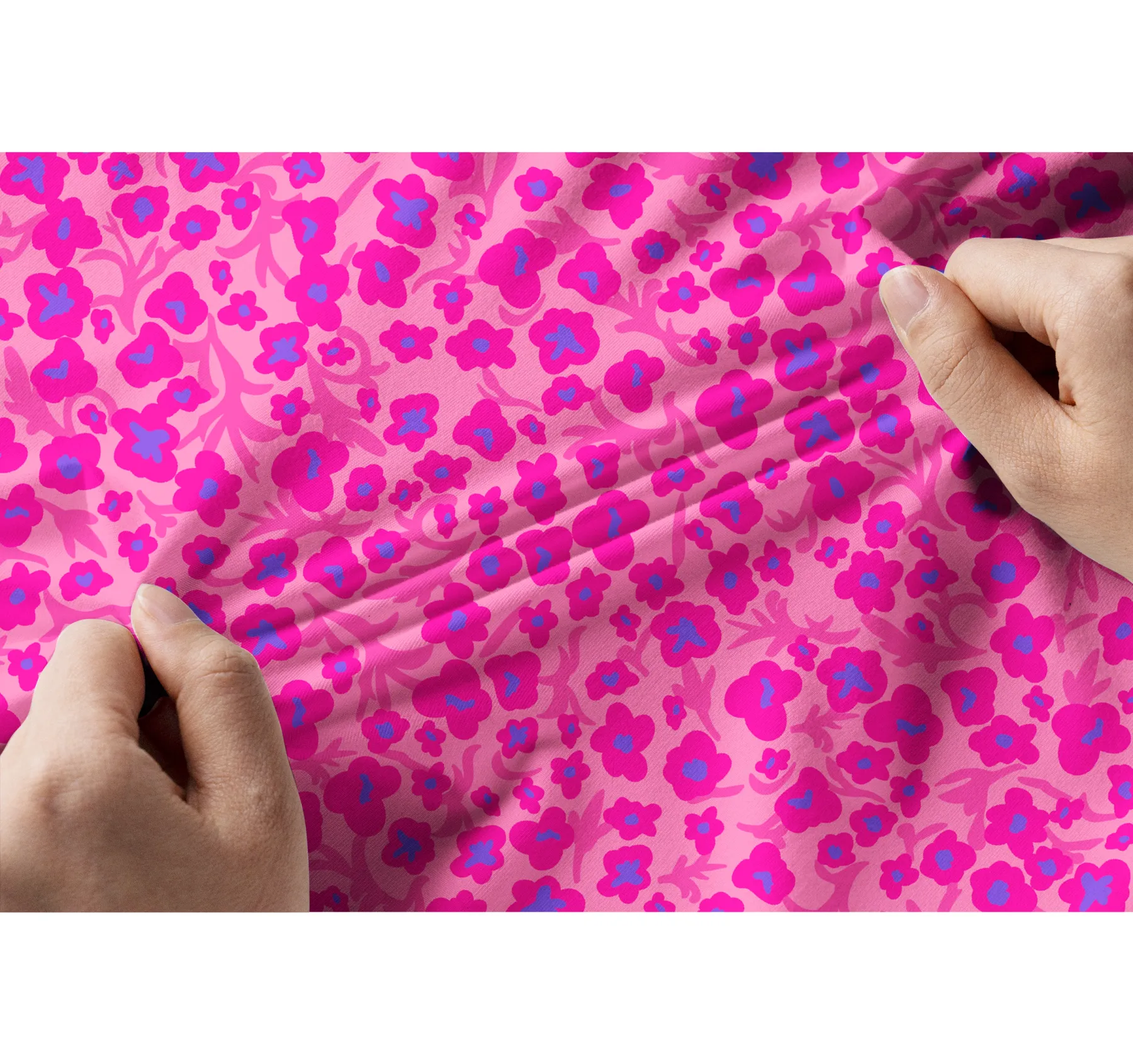 Cherryswing Women's Sleeveless Pink Floral Golf Polo Shirt