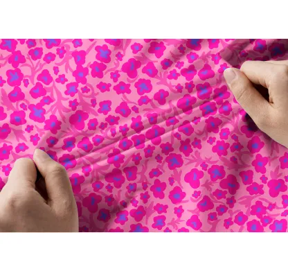 Cherryswing Women's Sleeveless Pink Floral Golf Polo Shirt