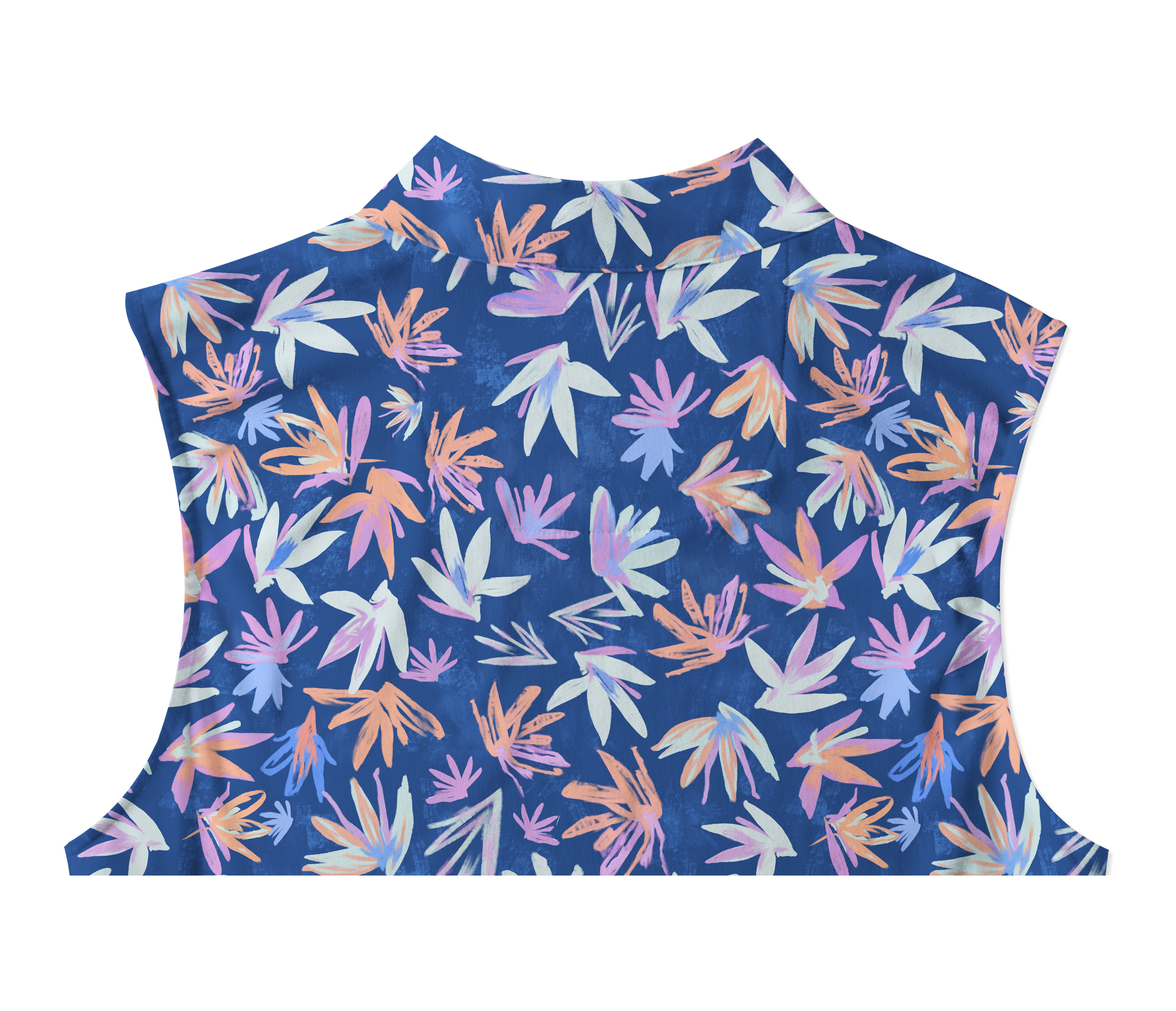 Cherryswing Women's Autumnal Garden Sleeveless Golf Shirt
