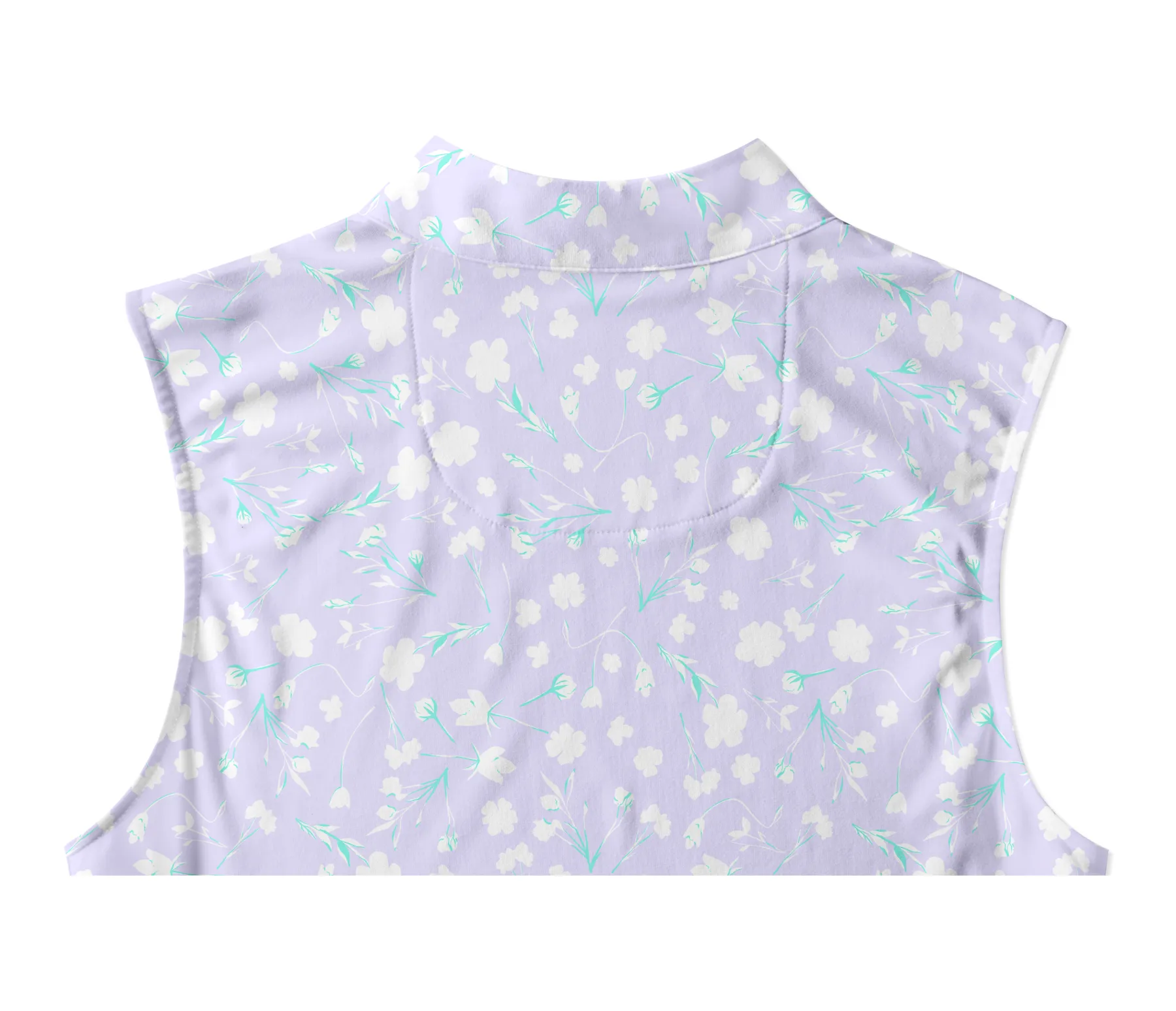 Cherryswing Women's Lavender in Full Bloom Sleeveless Golf Shirt