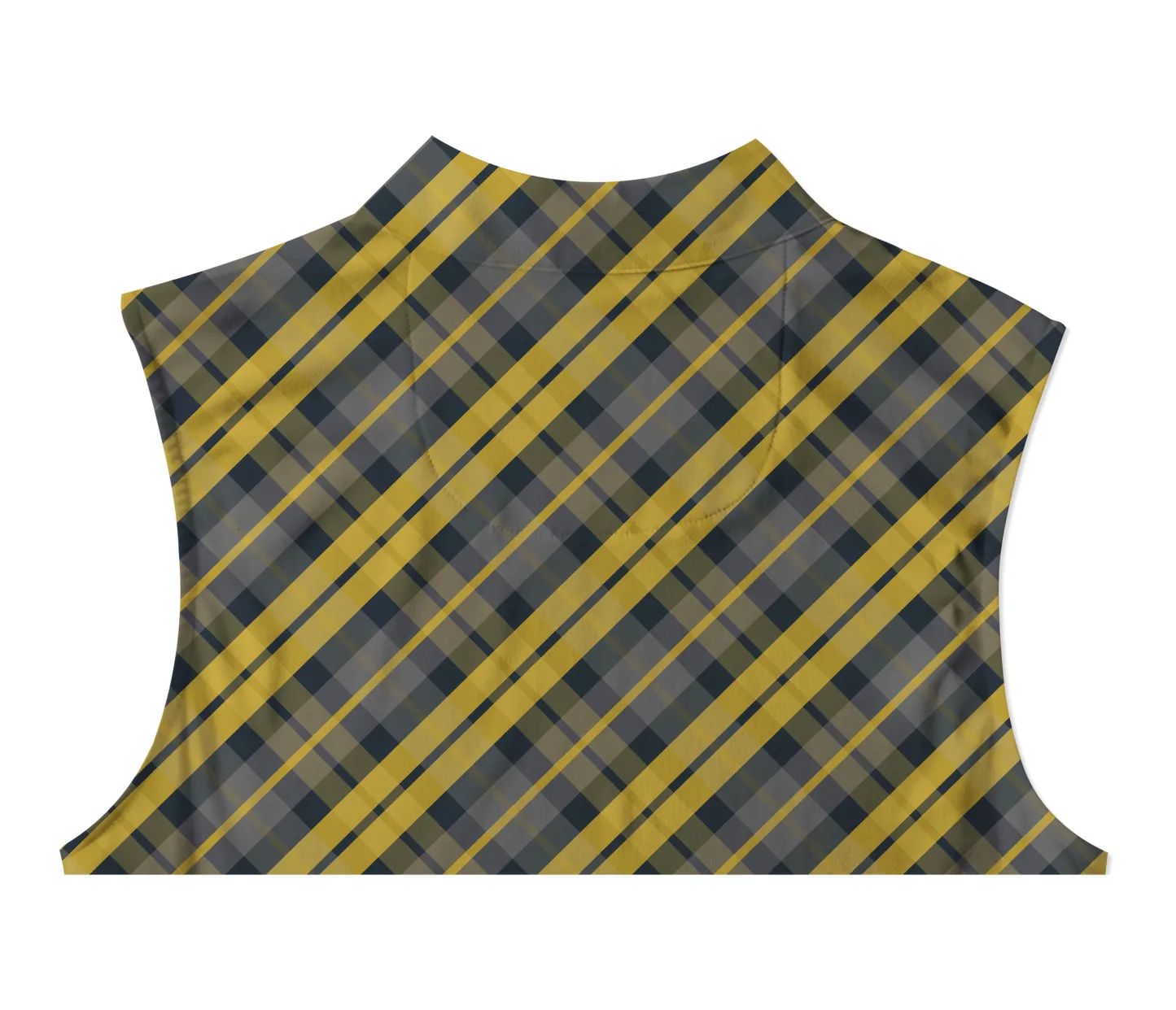 Cherryswing Women's Scottish Plaid Pattern Golf Sleeveless Polo Shirt