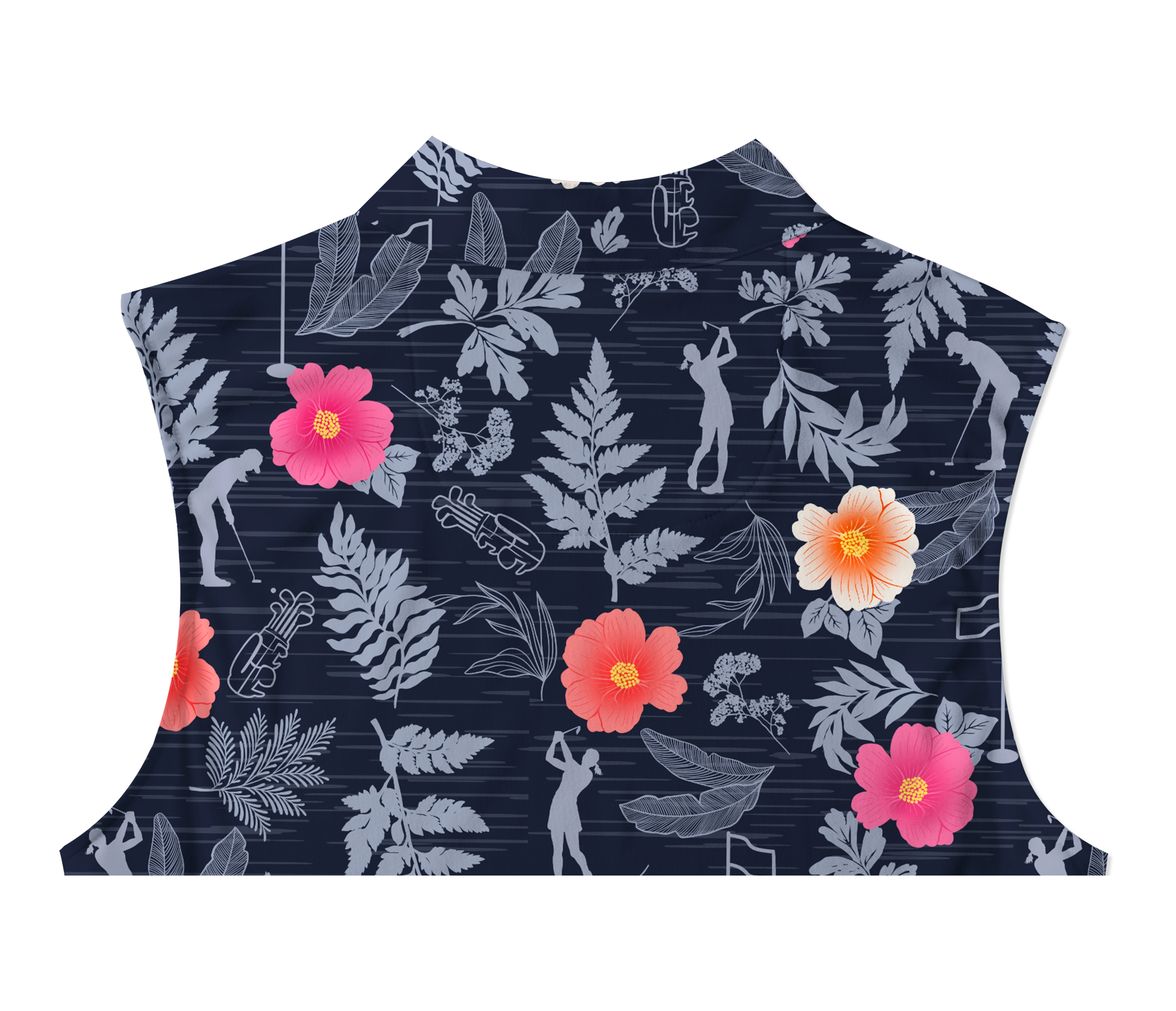 Cherryswing Women's Wild Golf Sleeveless Polo Shirt