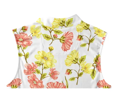 Cherryswing Women's Colorful Spring Golf Sleeveless Polo Shirt