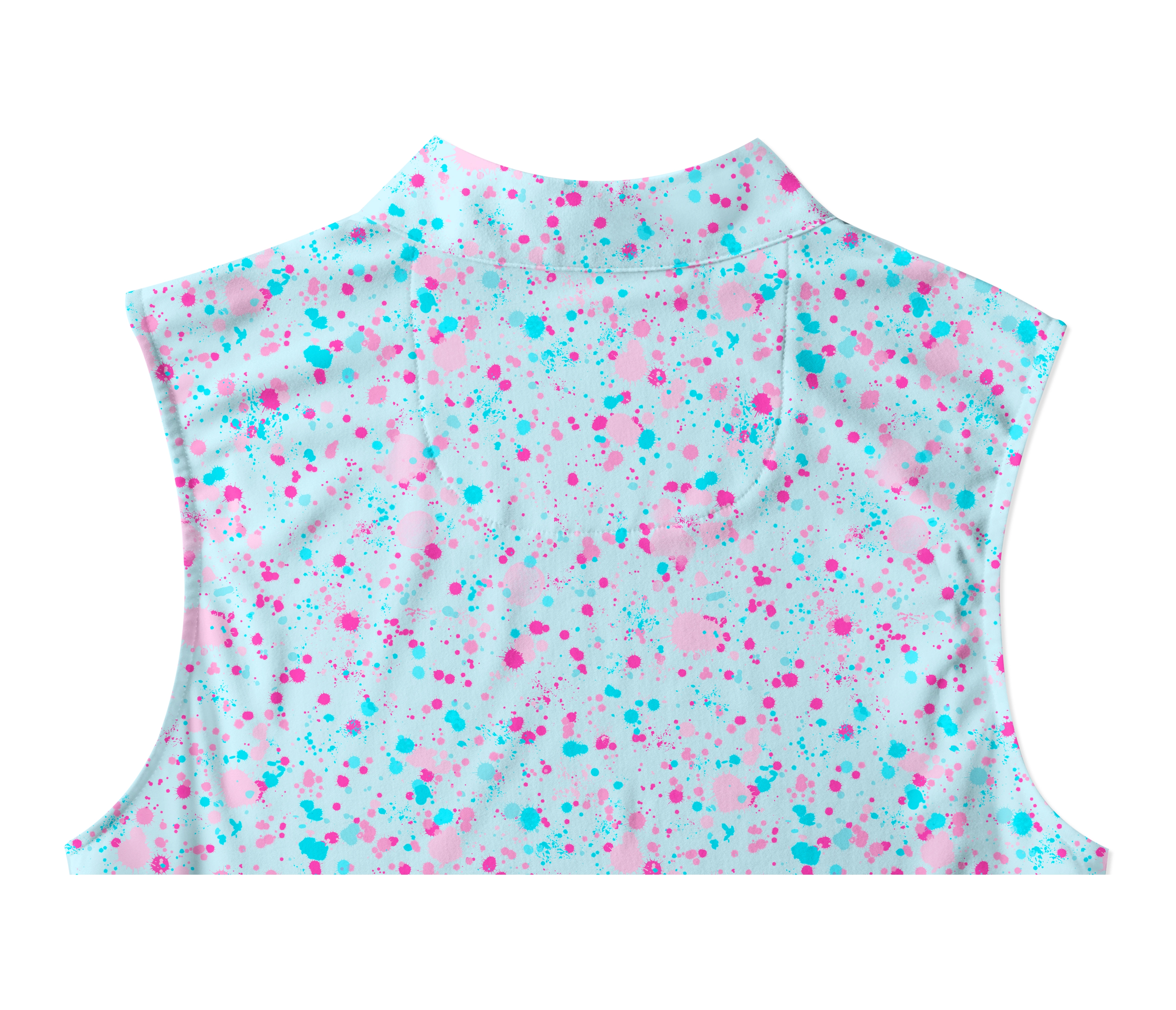 Cherryswing Women's Confetti Celebration Golf Sleeveless Polo Shirt