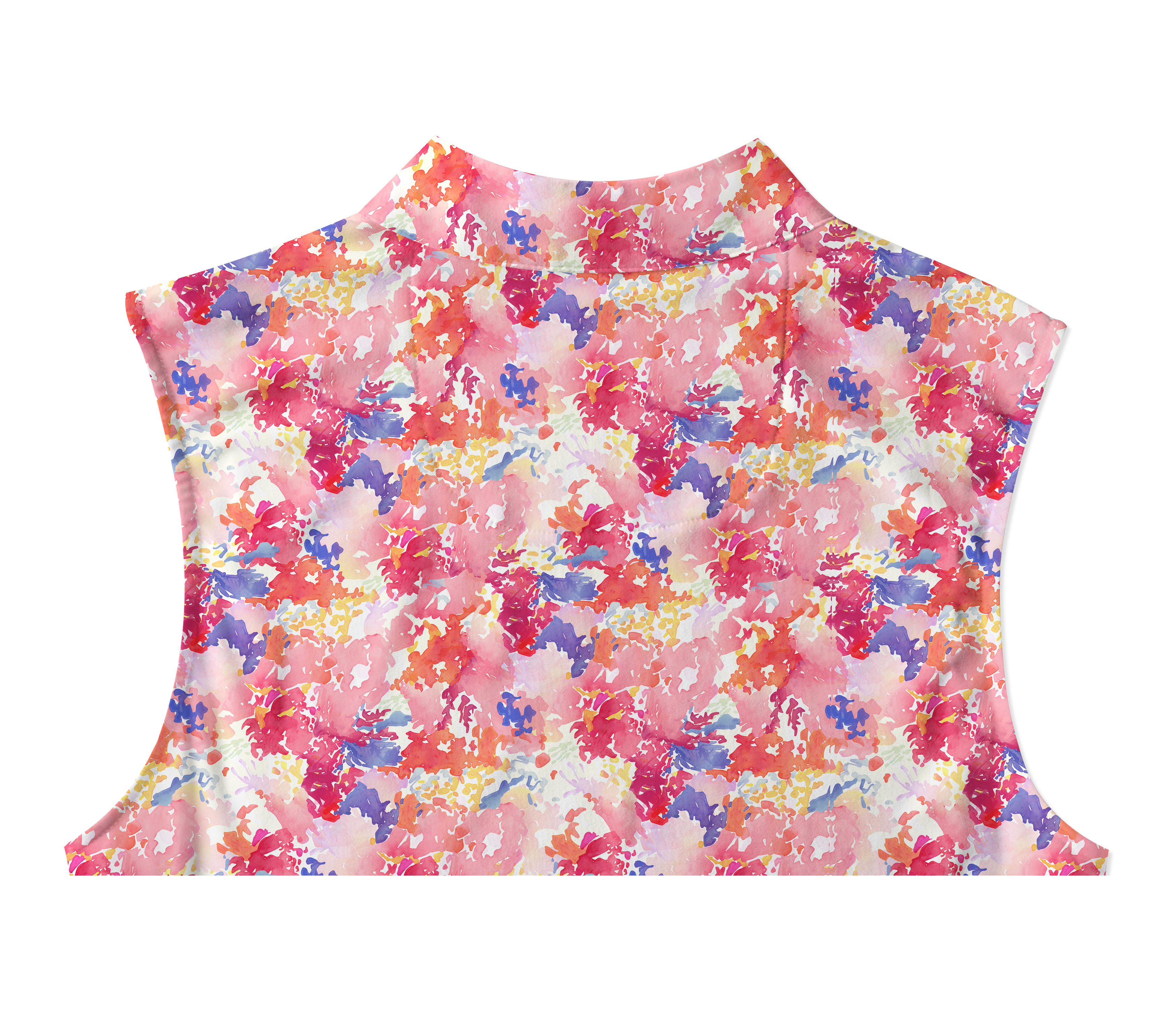 Cherryswing Women's Riot Of Colors Sleeveless Golf Shirt