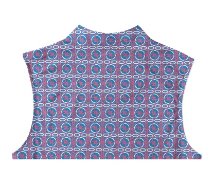 Cherryswing Women's Circular Motifs Sleeveless Golf Shirt