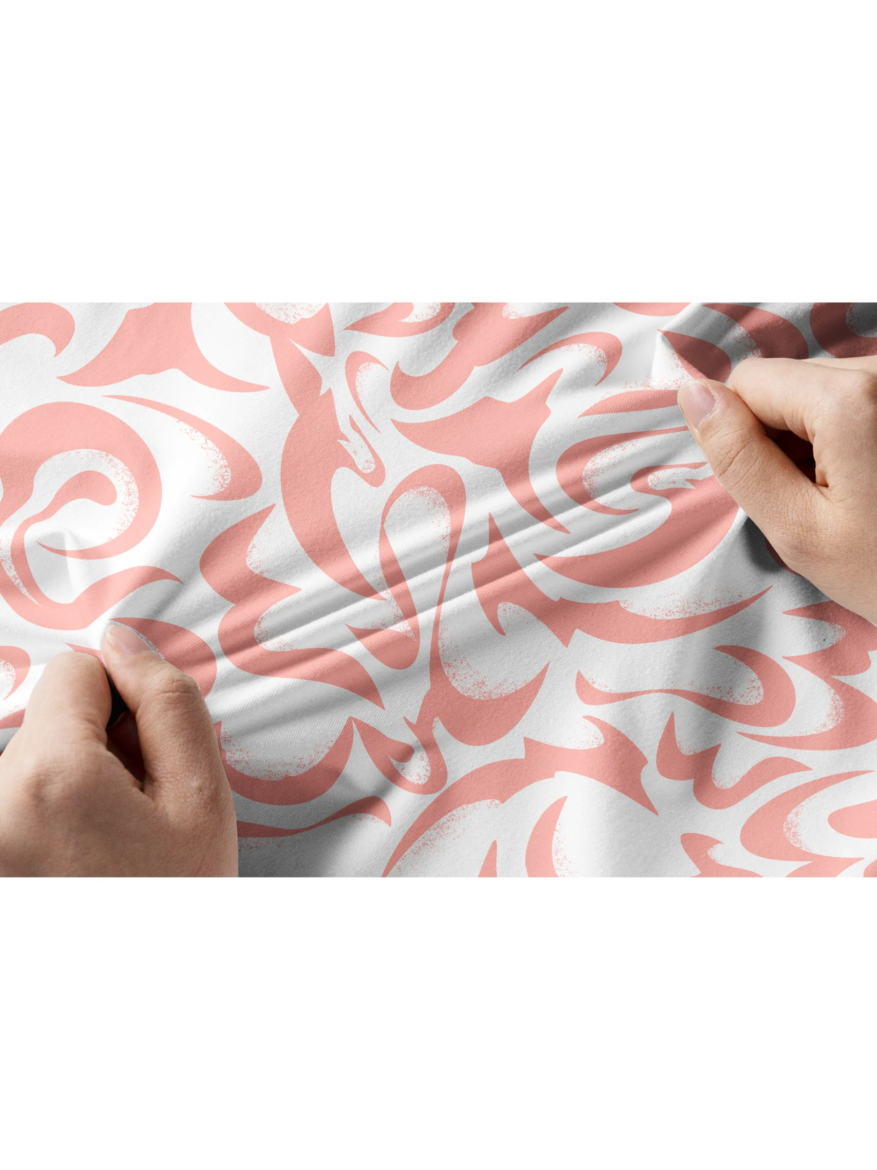 [Copy]Cherryswing Women's Coral Bloom Abstract Long Sleeve Polo Shirt