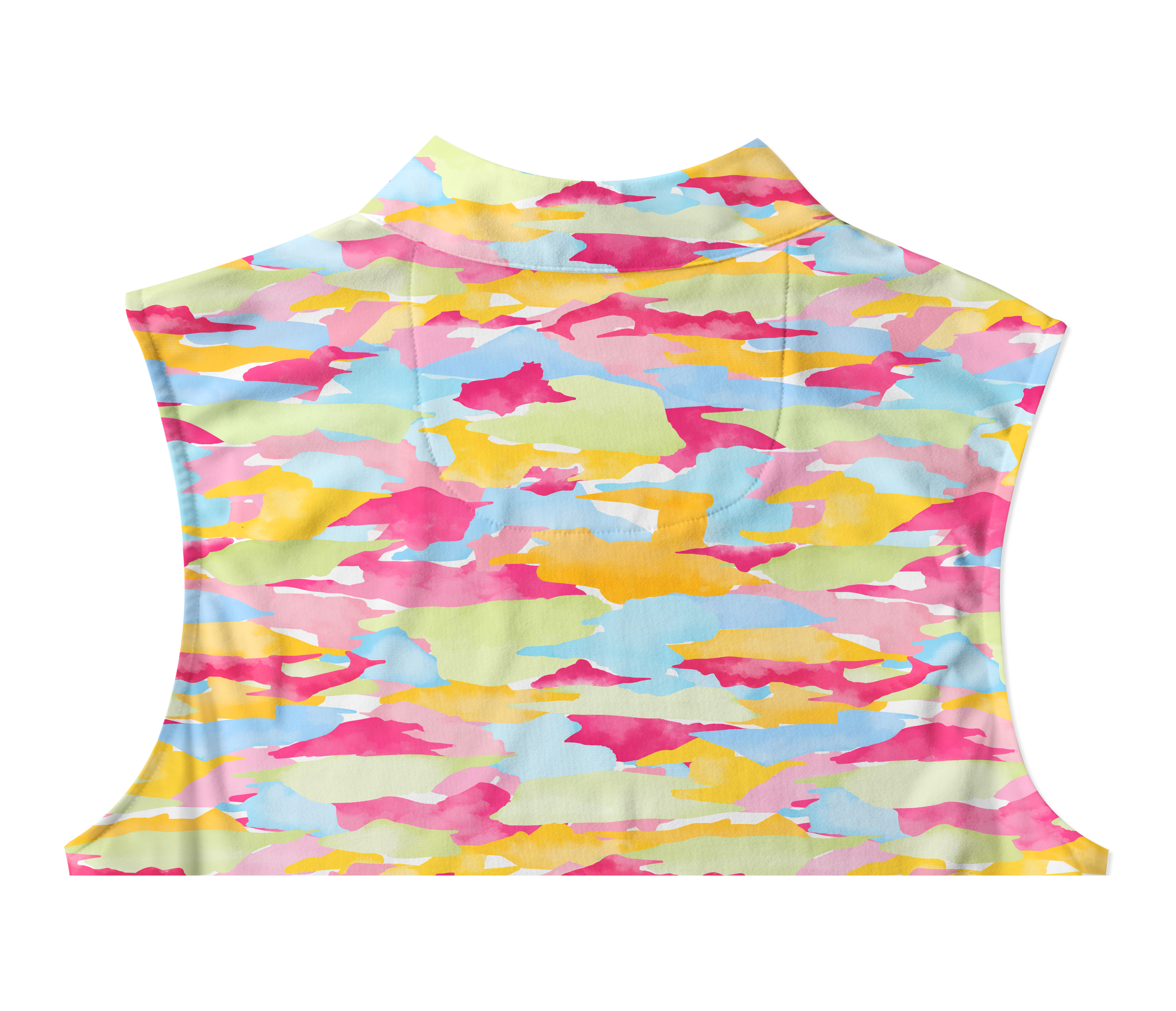 Cherryswing Women's Vibrant Camouflage Sleeveless Golf Shirt