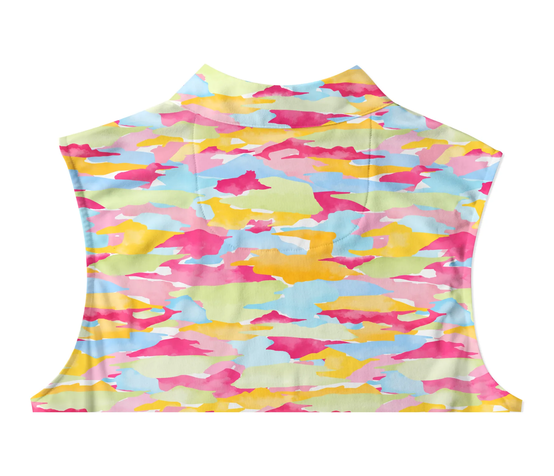 Cherryswing Women's Vibrant Camouflage Sleeveless Golf Shirt