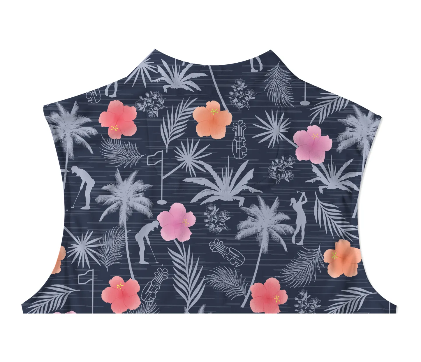 Cherryswing Women's Tropical Green Sleeveless Golf Shirt