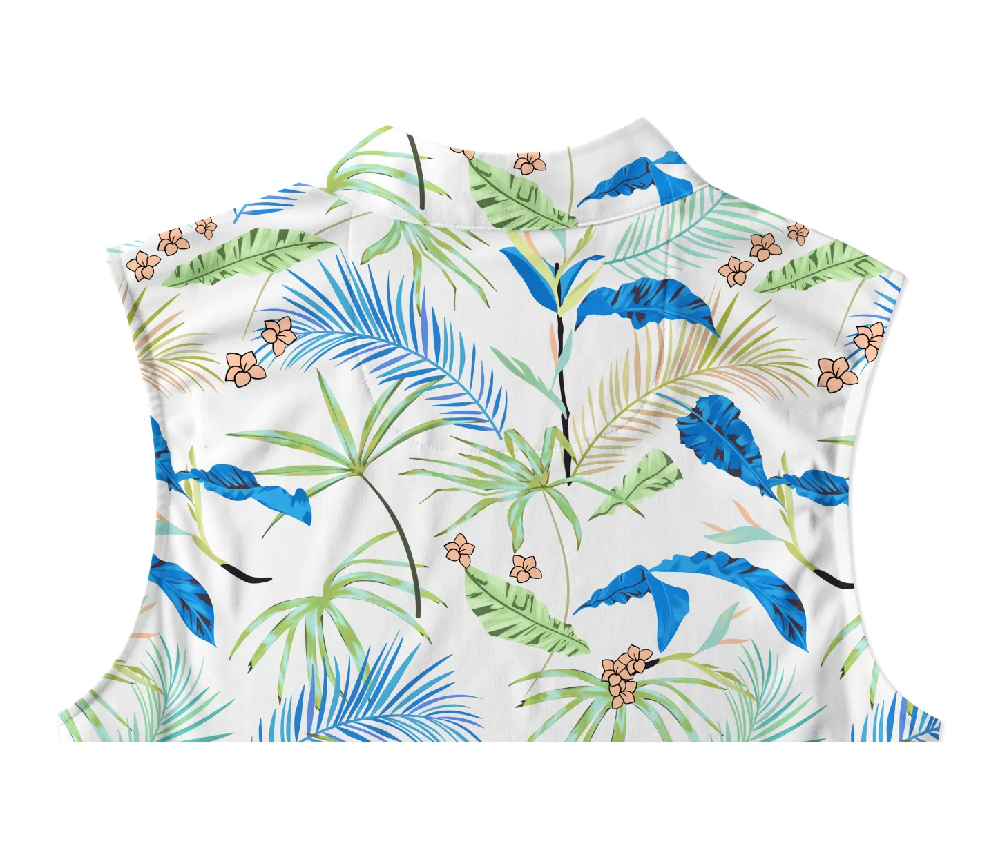 Cherryswing Women's Whimsy Palms Sleeveless Golf Shirt