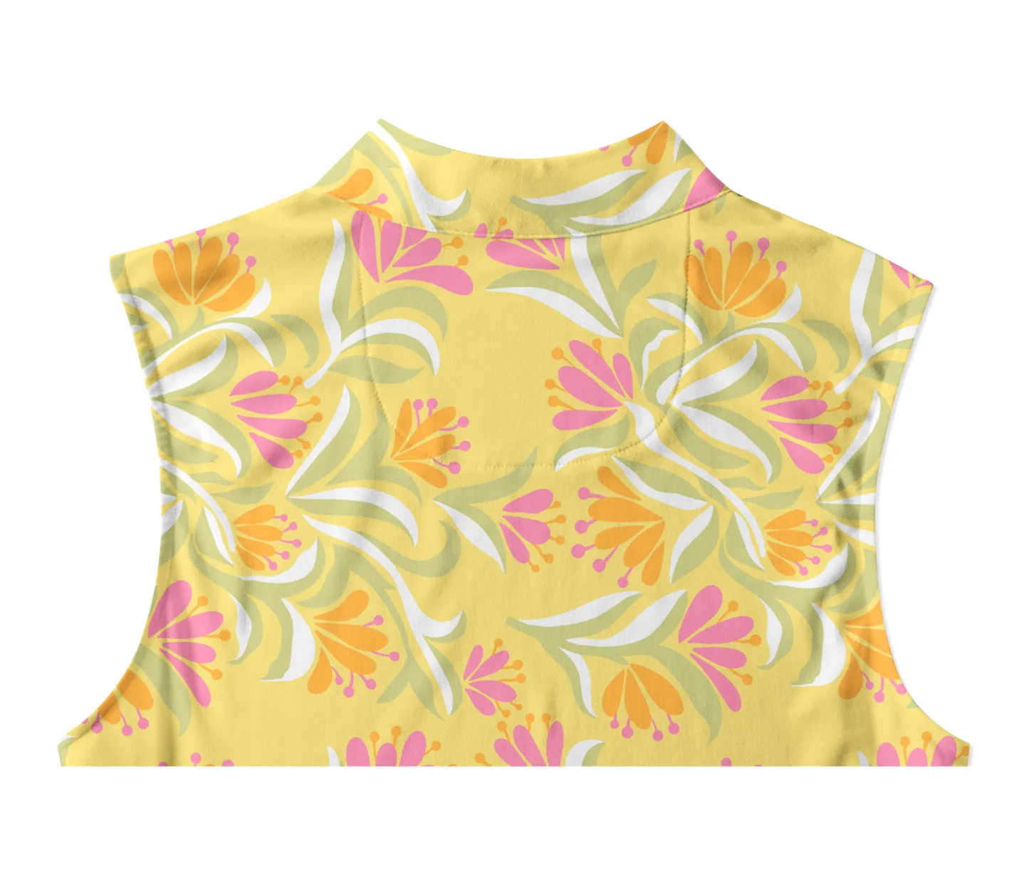 Cherryswing Women's Tropical Bloom Sleeveless Golf Shirt