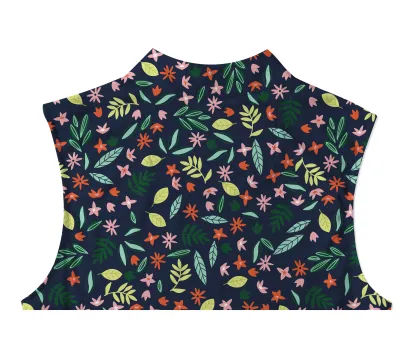 Cherryswing Women's Floral Print  Sleeveless Golf Shirt