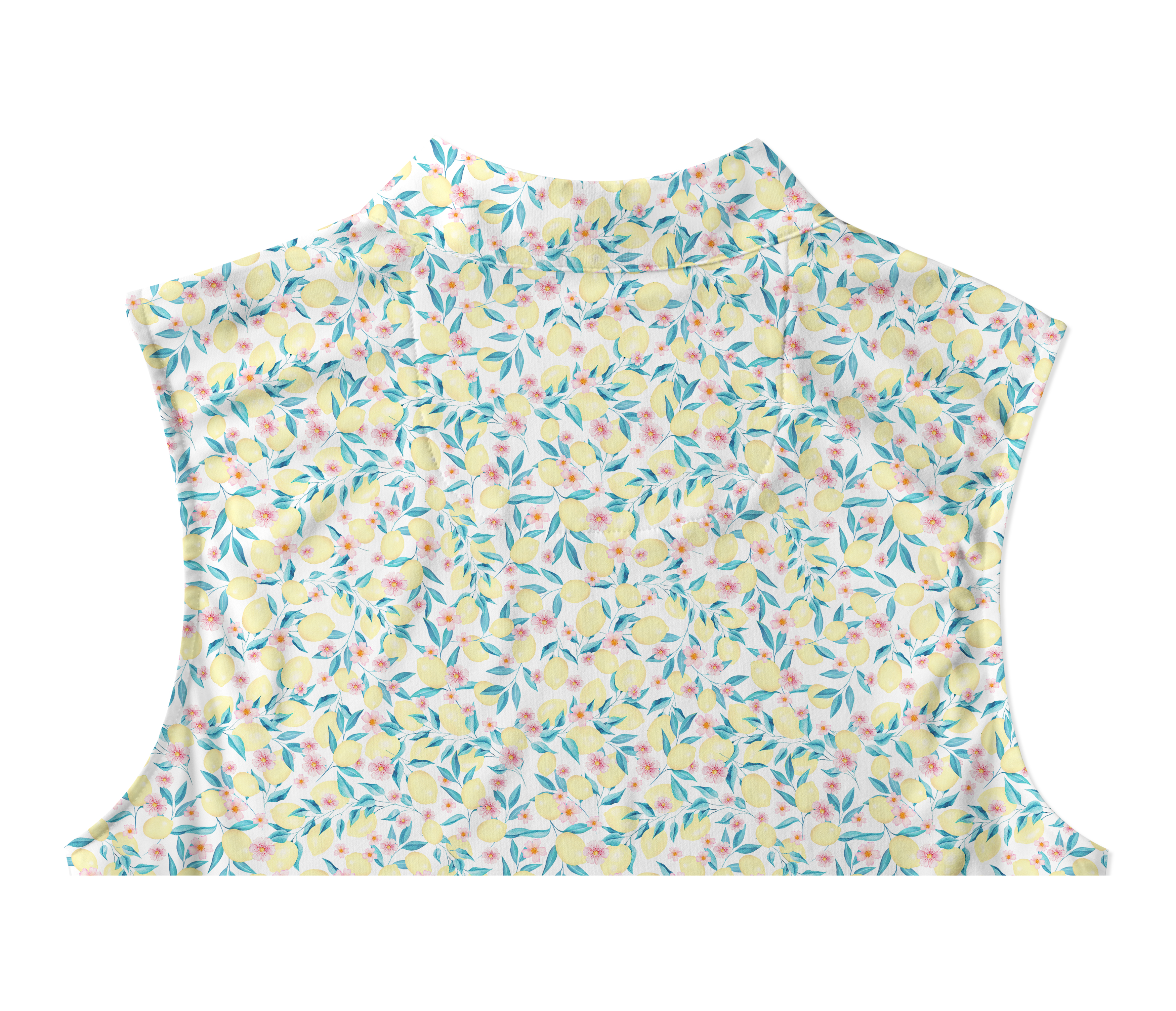 Cherryswing Women's Lemon Pattern Sleeveless Golf Shirt