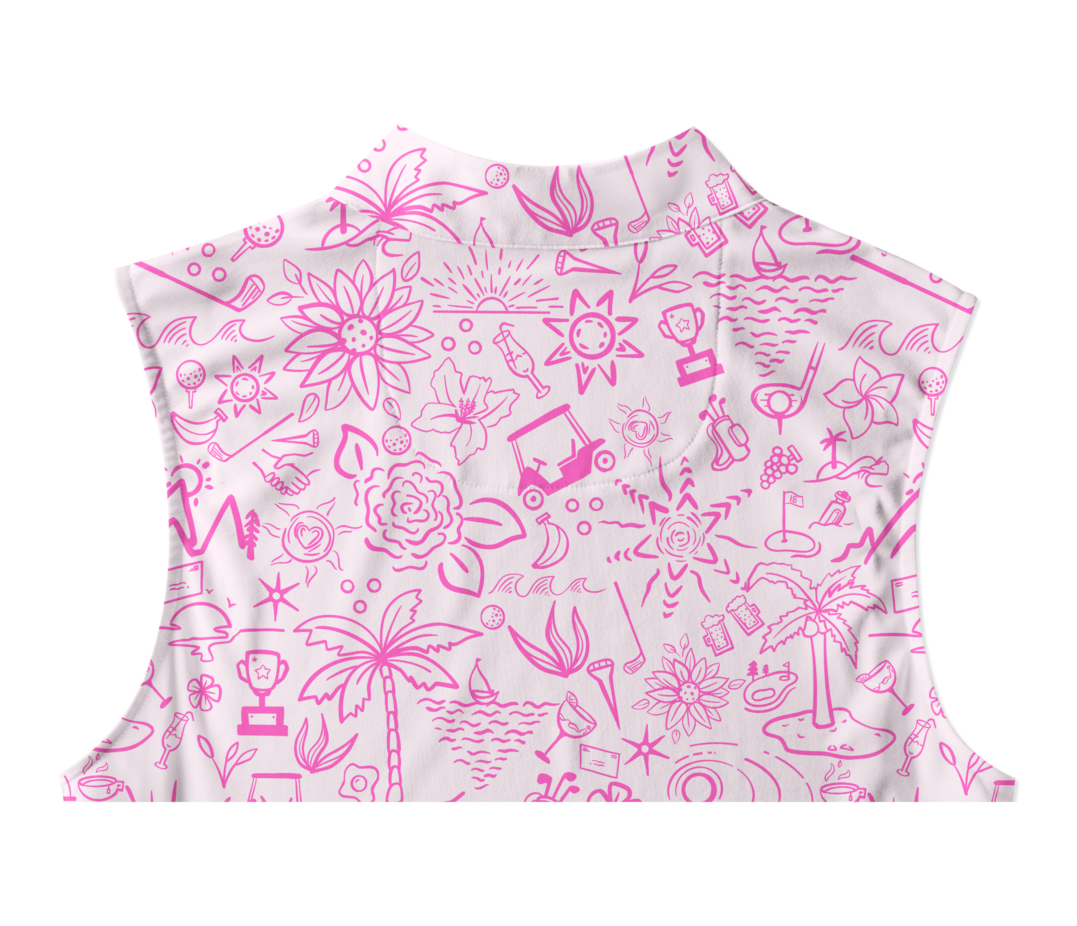 Cherryswing Women's Garden Party Sleeveless Golf Shirt
