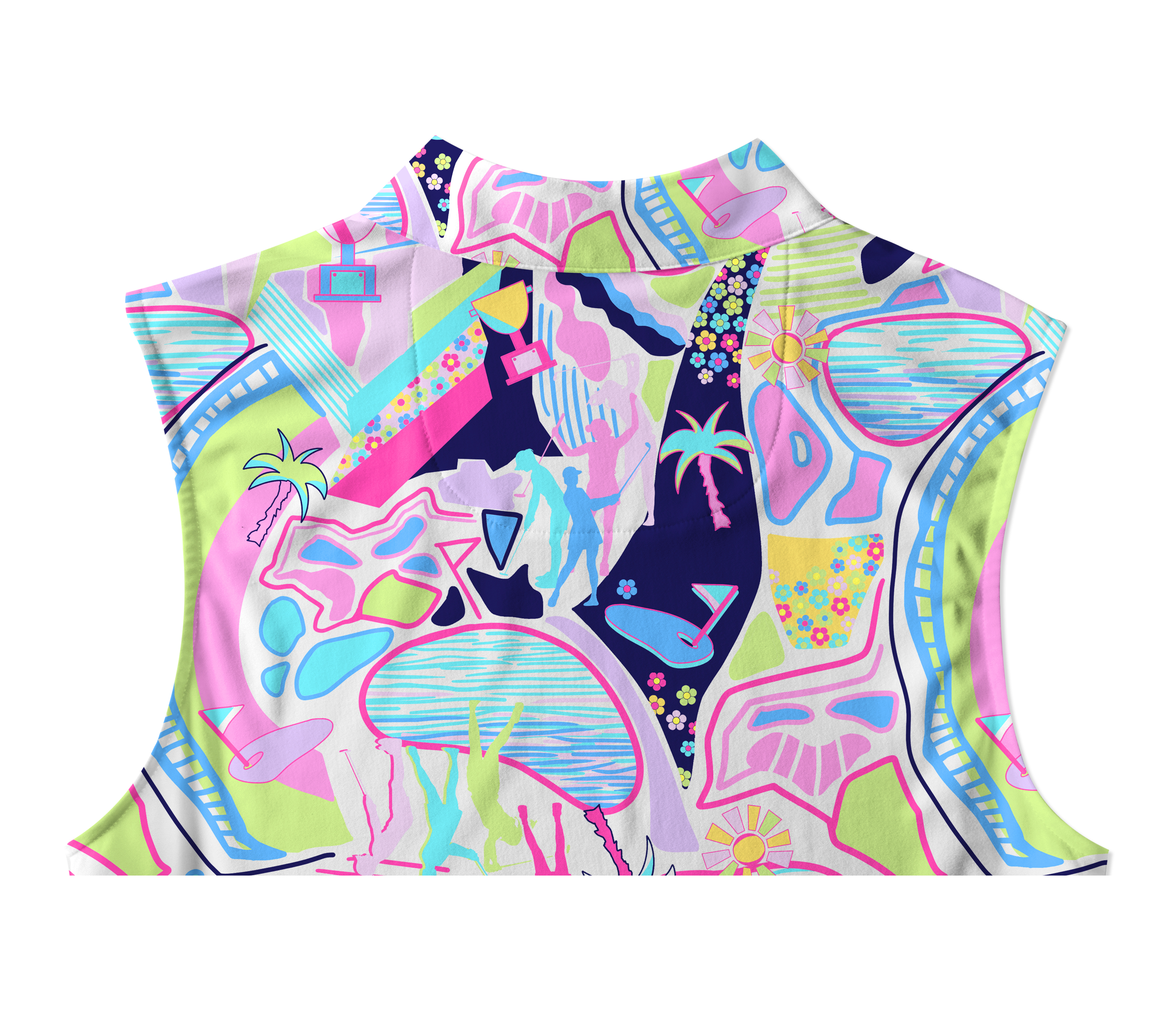 Cherryswing Women's Garden Party Sleeveless Golf Shirt