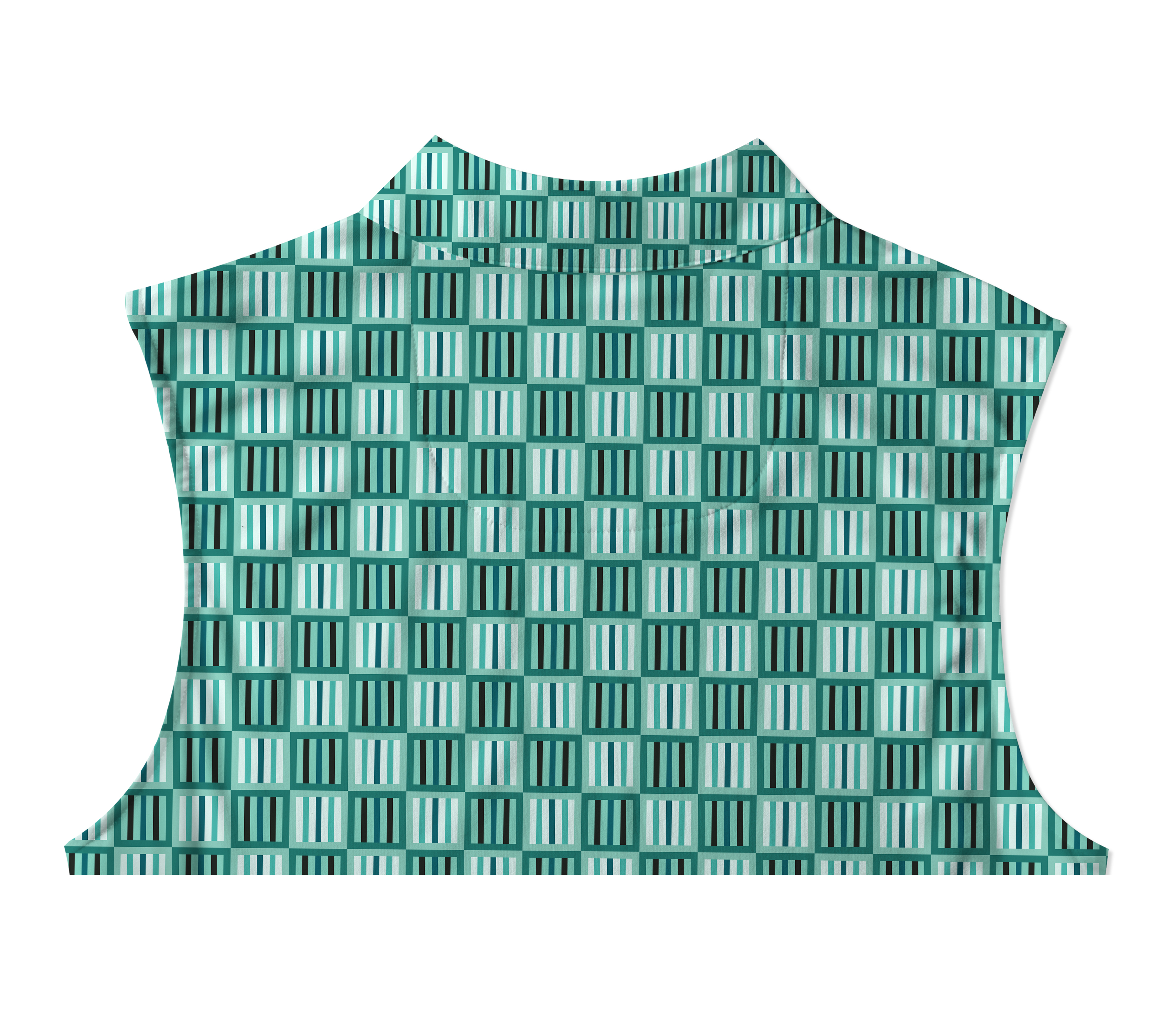 Cherryswing Women's Geometric Mastery Sleeveless Golf Shirt