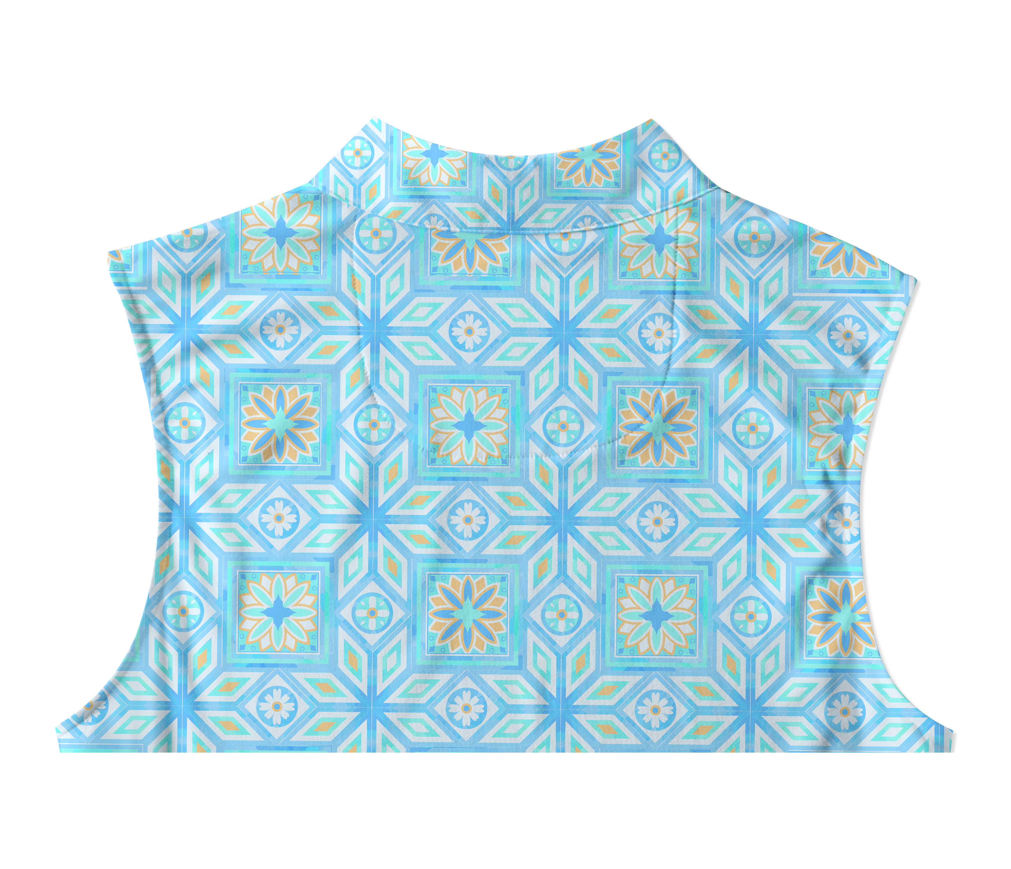 Cherryswing Women's Elegance Mosaic Sleeveless Golf Shirt