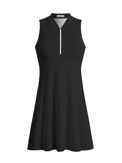 Cherryswing Black Golf Dress With Shorts
