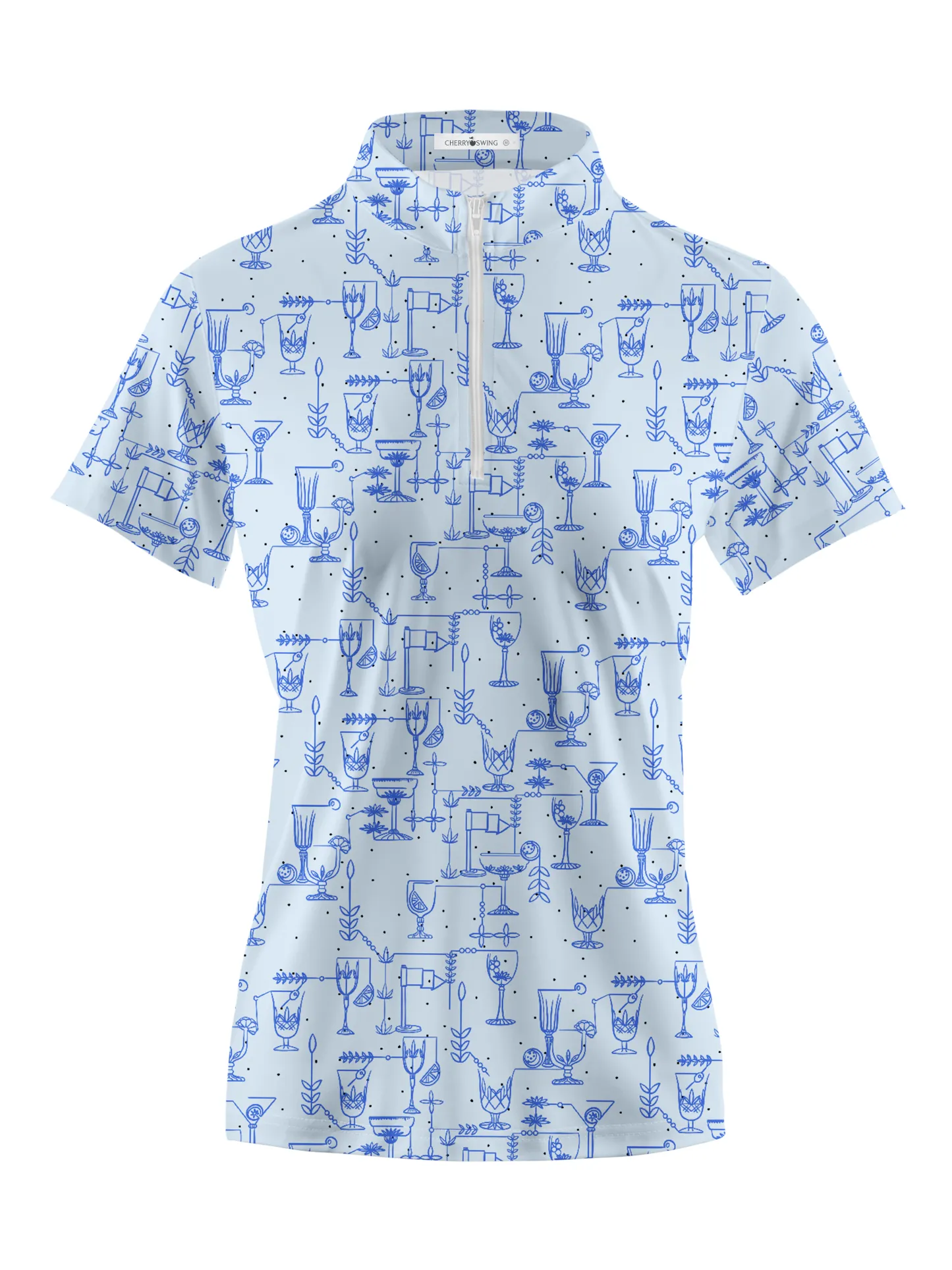 Cherryswing Women's Golf Short Sleeve Polo Shirt