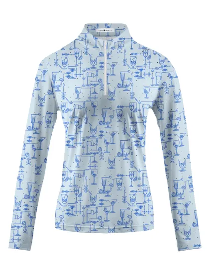 Cherryswing Women's Golf Long Sleeve Polo Shirt