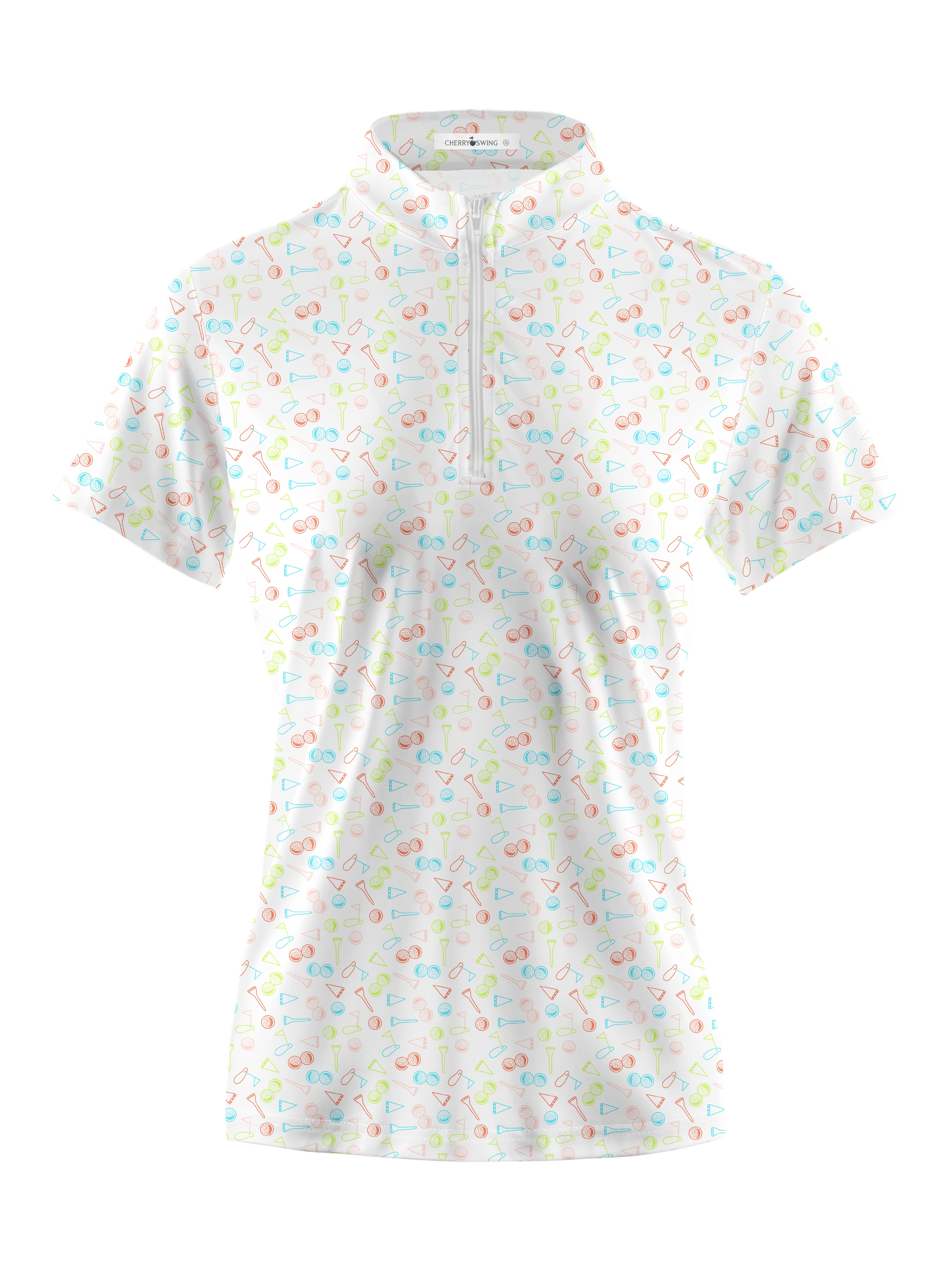 Cherryswing Women's In Play Golf Short Sleeve Polo Shirt