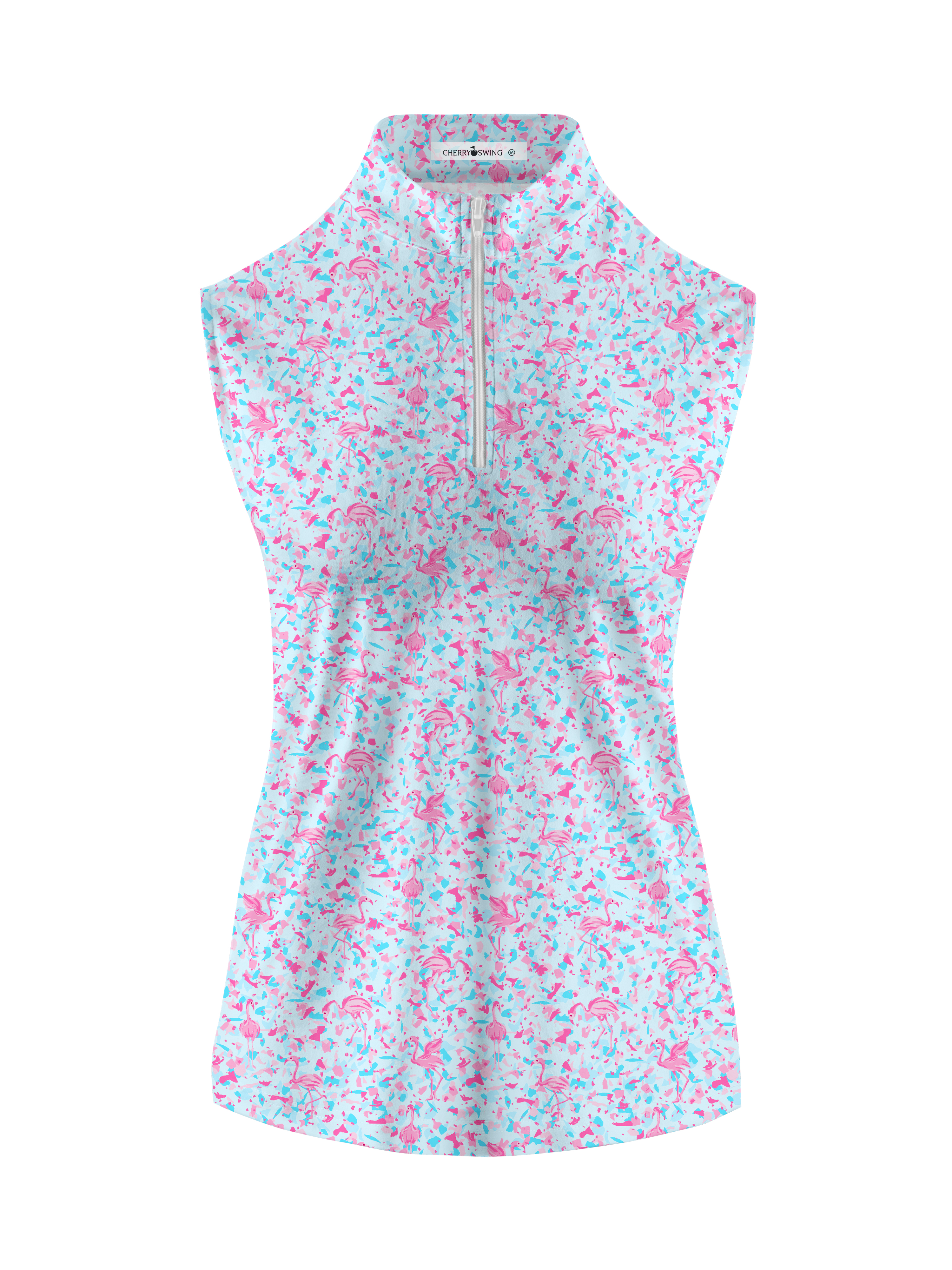 Cherryswing Women's Pink Flamingo Fantasy Golf Sleeveless