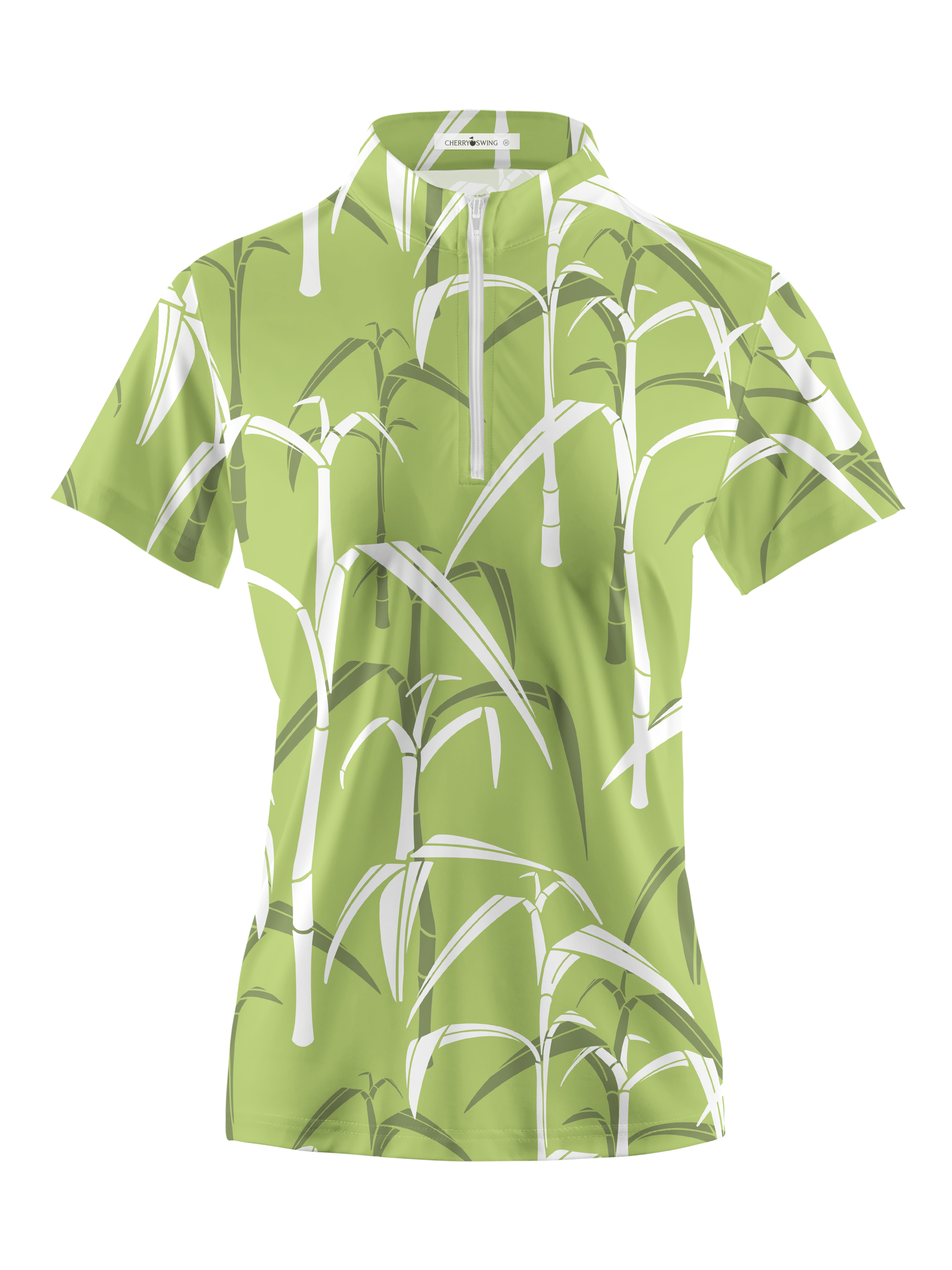 Cherryswing Women's Sugar Cane Fores Short Sleeve Golf Shirt