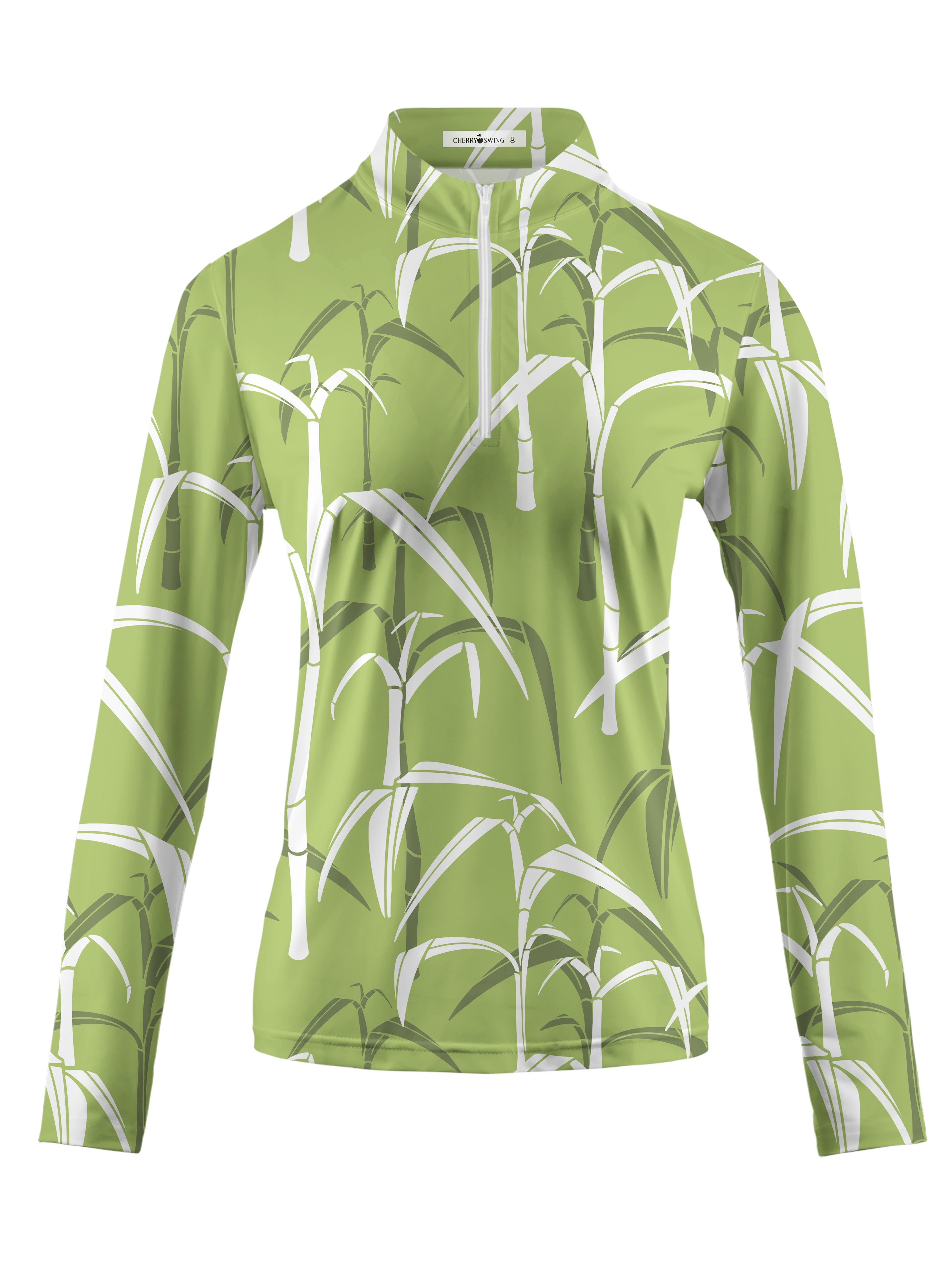 Cherryswing Women's Sugar Cane Fores  Long Sleeve Golf Shirt