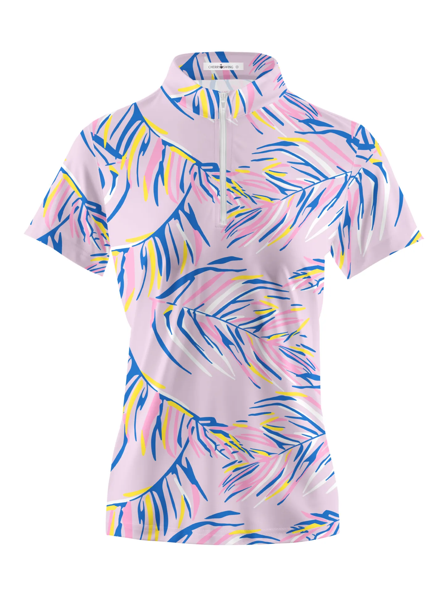 Cherryswing Women's Colorful Retreat Short Sleeve Golf Shirt