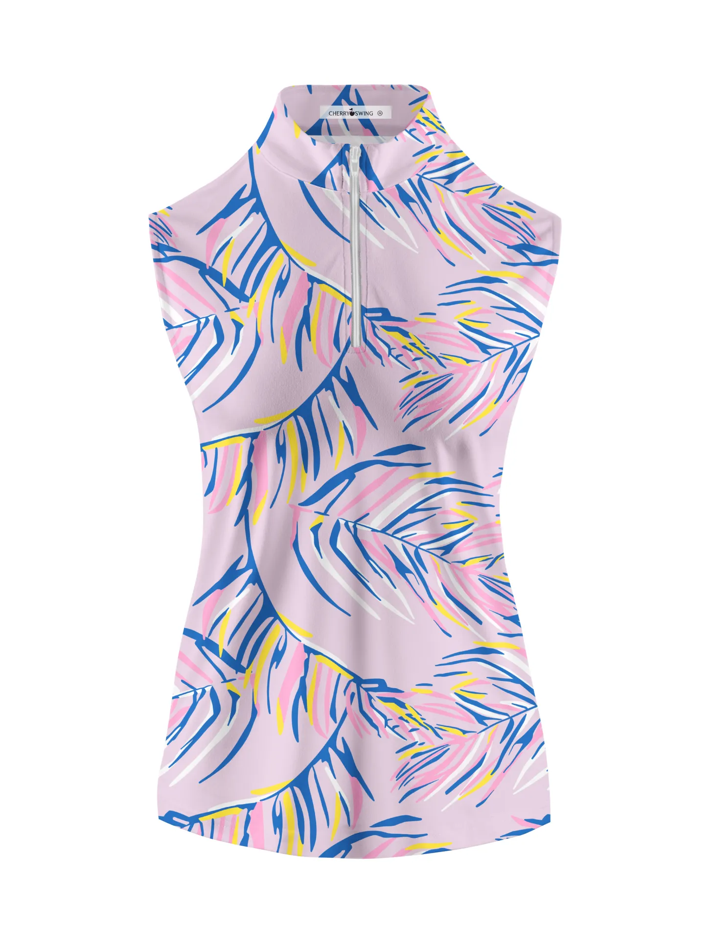 Cherryswing Women's Colorful Retreat Sleeveless Golf Shirt 