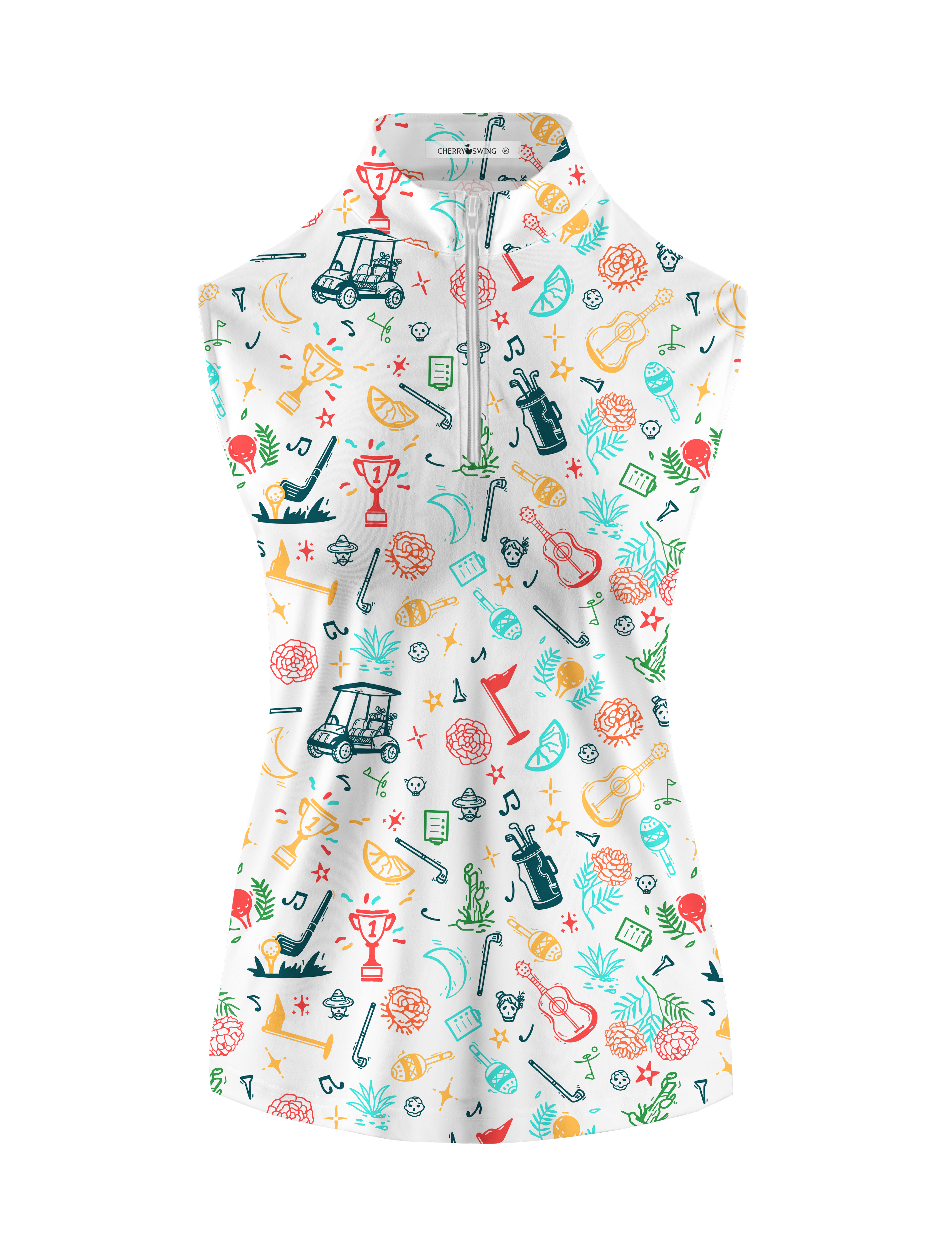 Cherryswing Women's Golf Tournament Sleeveless Golf Shirt