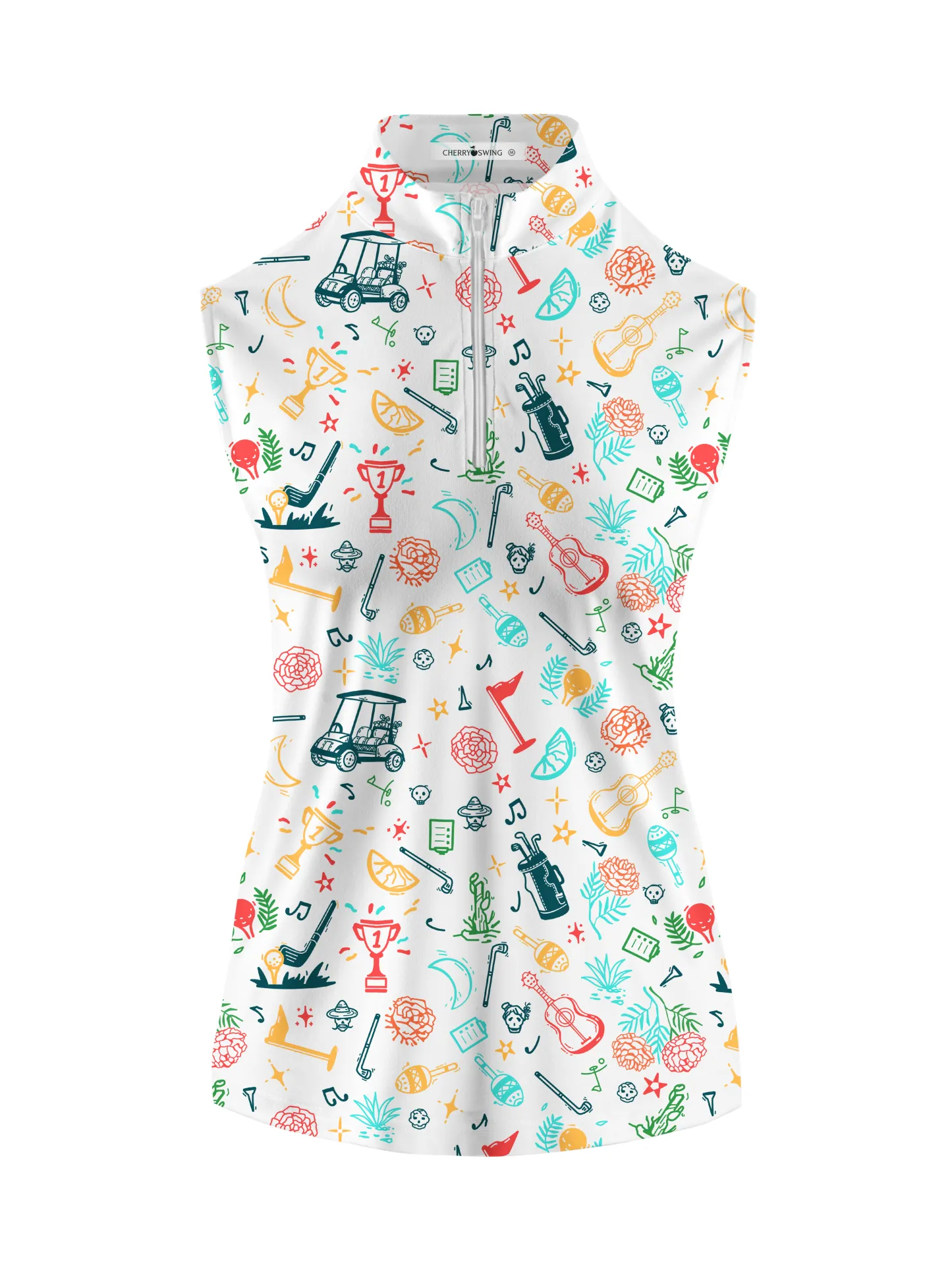 Cherryswing Women's Golf Tournament Sleeveless Golf Shirt