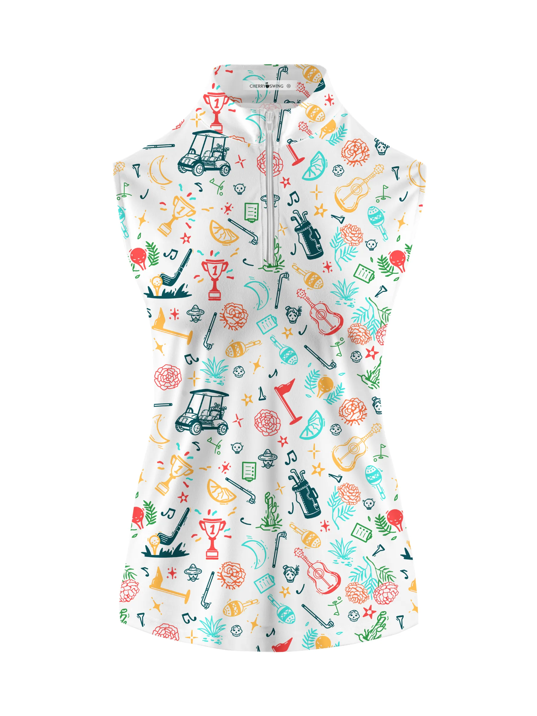 Cherryswing Women's Golf Tournament Sleeveless Golf Shirt