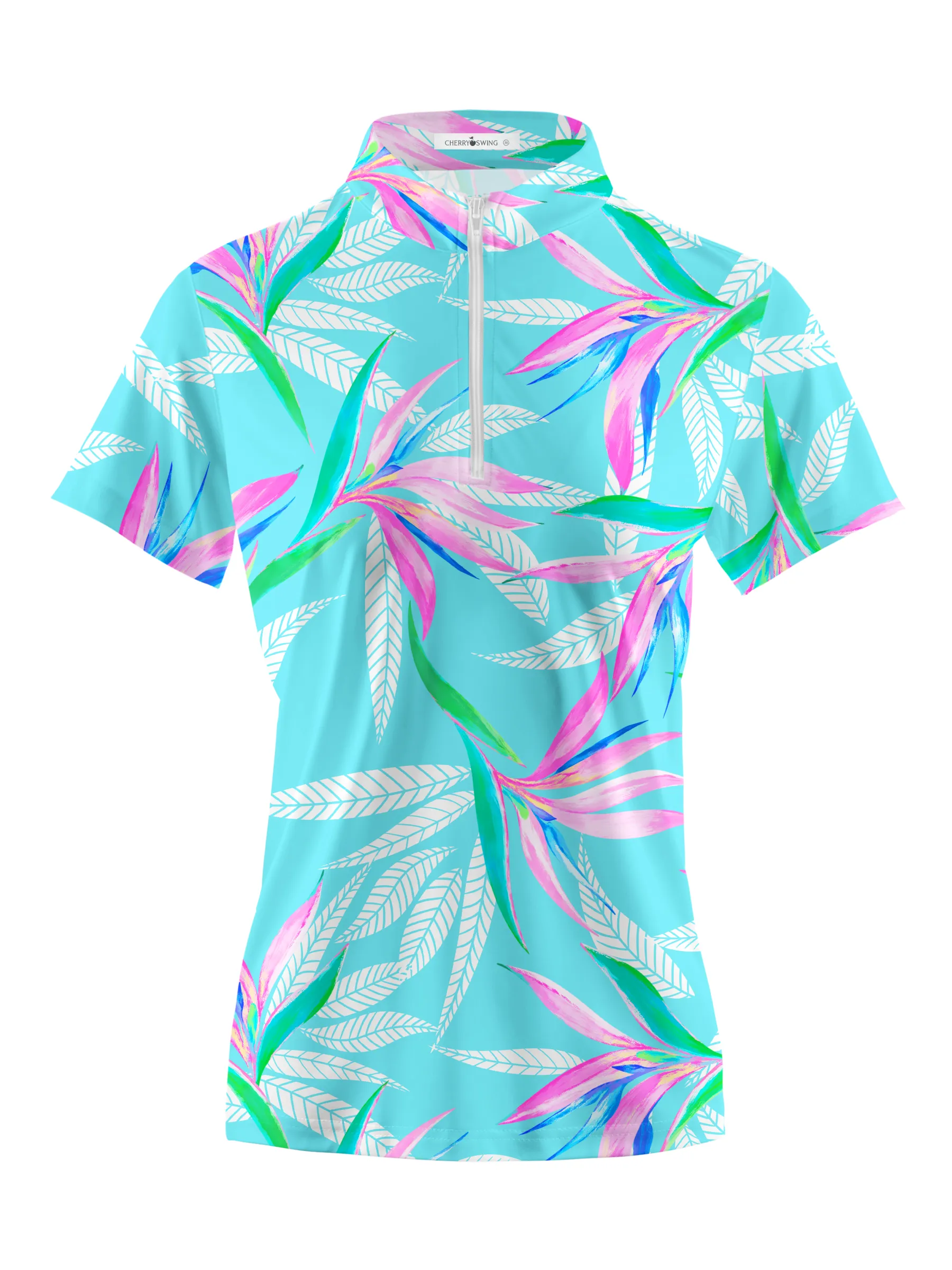 Cherryswing Women's Beauty of Nature Short Sleeve Golf Shirt