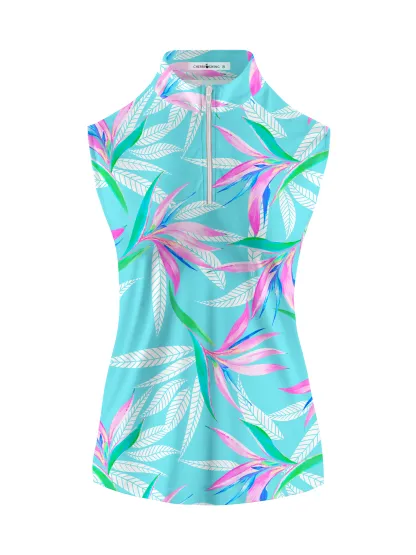 Cherryswing Women's Beauty of Nature Sleeveless Golf Shirt