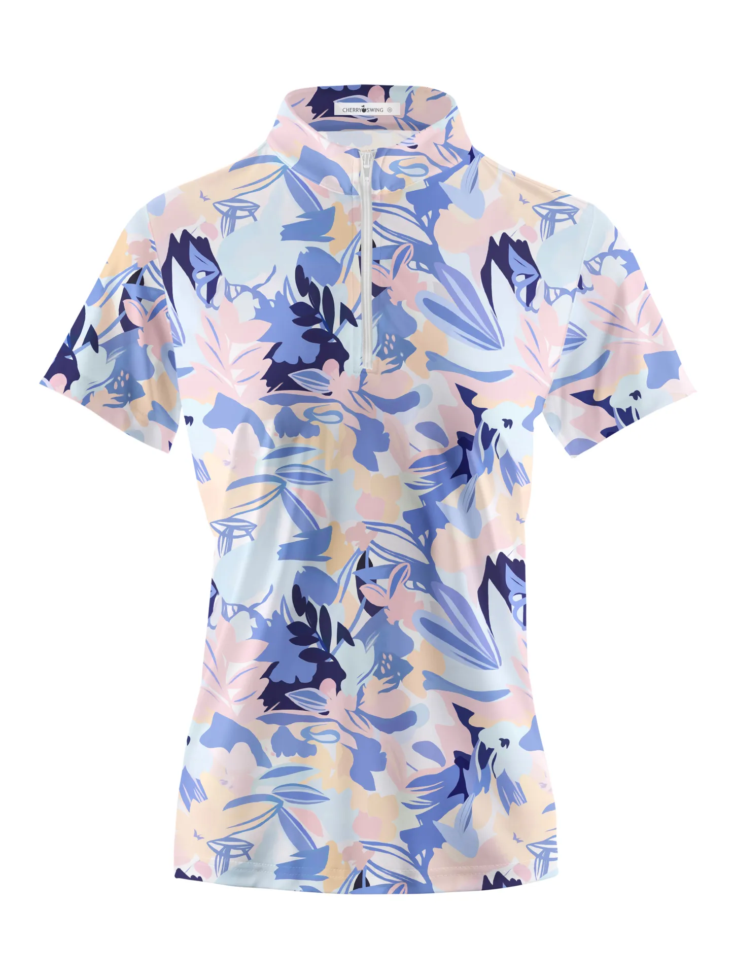 Cherryswing Women's Springtime Palette Short Sleeve Golf Shirt