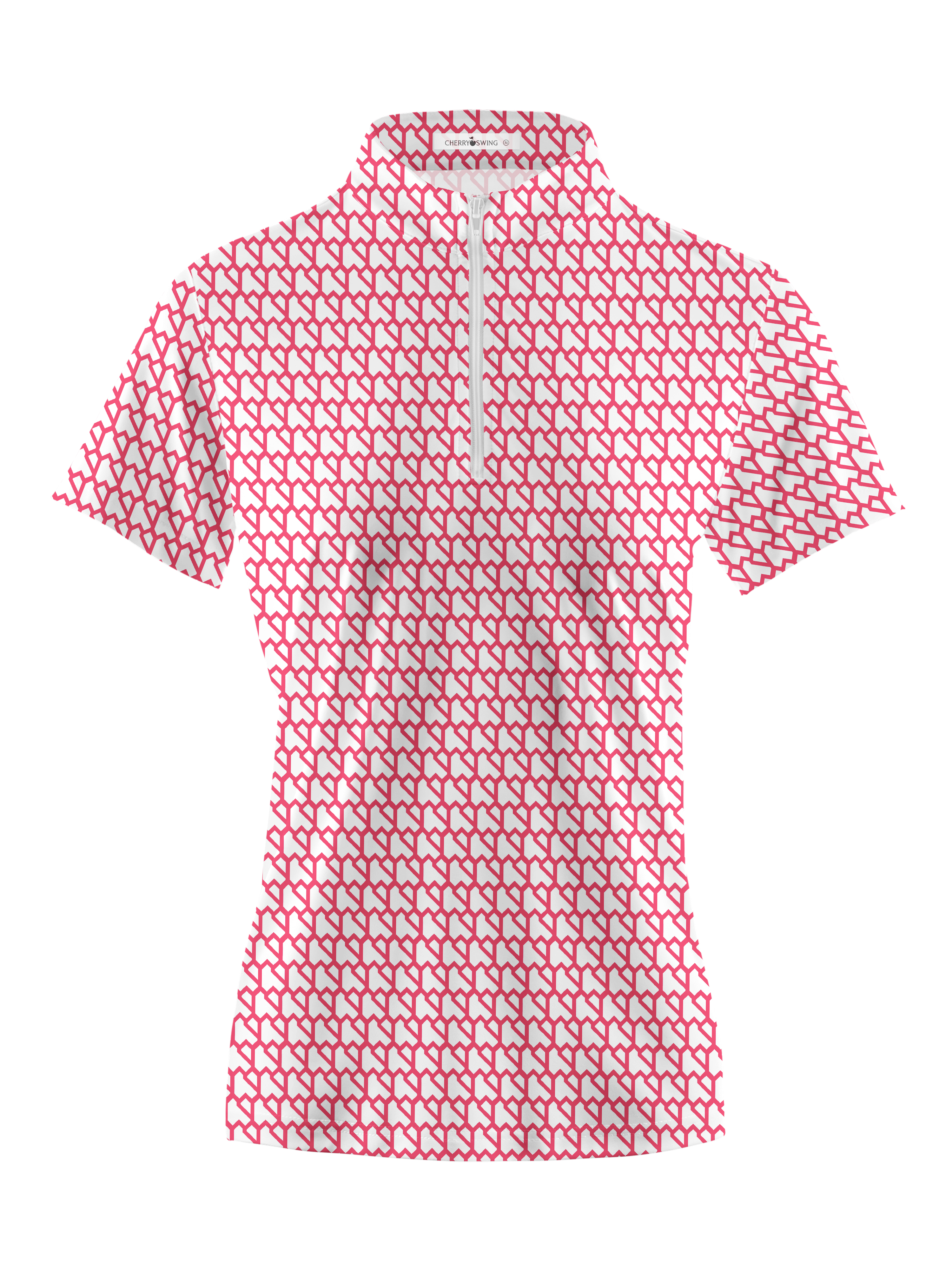 Cherryswing Women's Plaids Golf Short Sleeve Polo Shirt