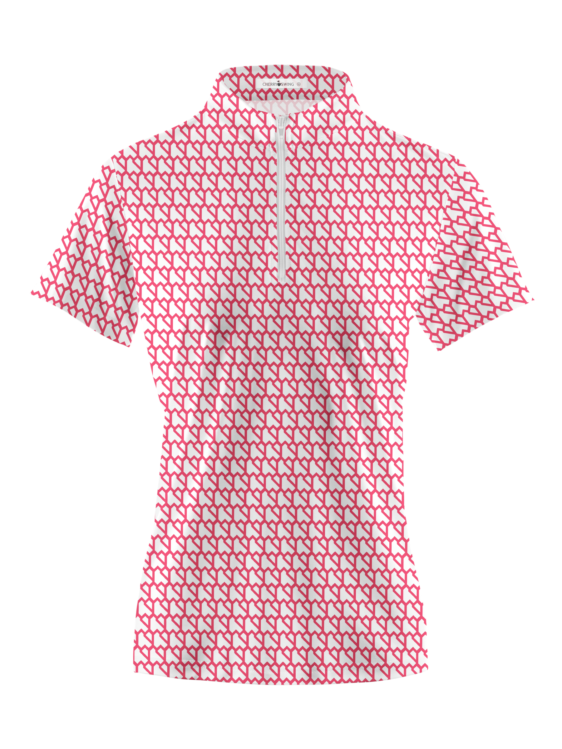 Cherryswing Women's Plaids Golf Short Sleeve Polo Shirt
