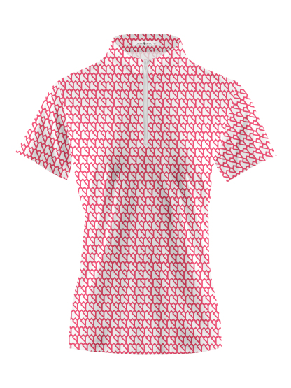 Cherryswing Women's Plaids Golf Short Sleeve Polo Shirt