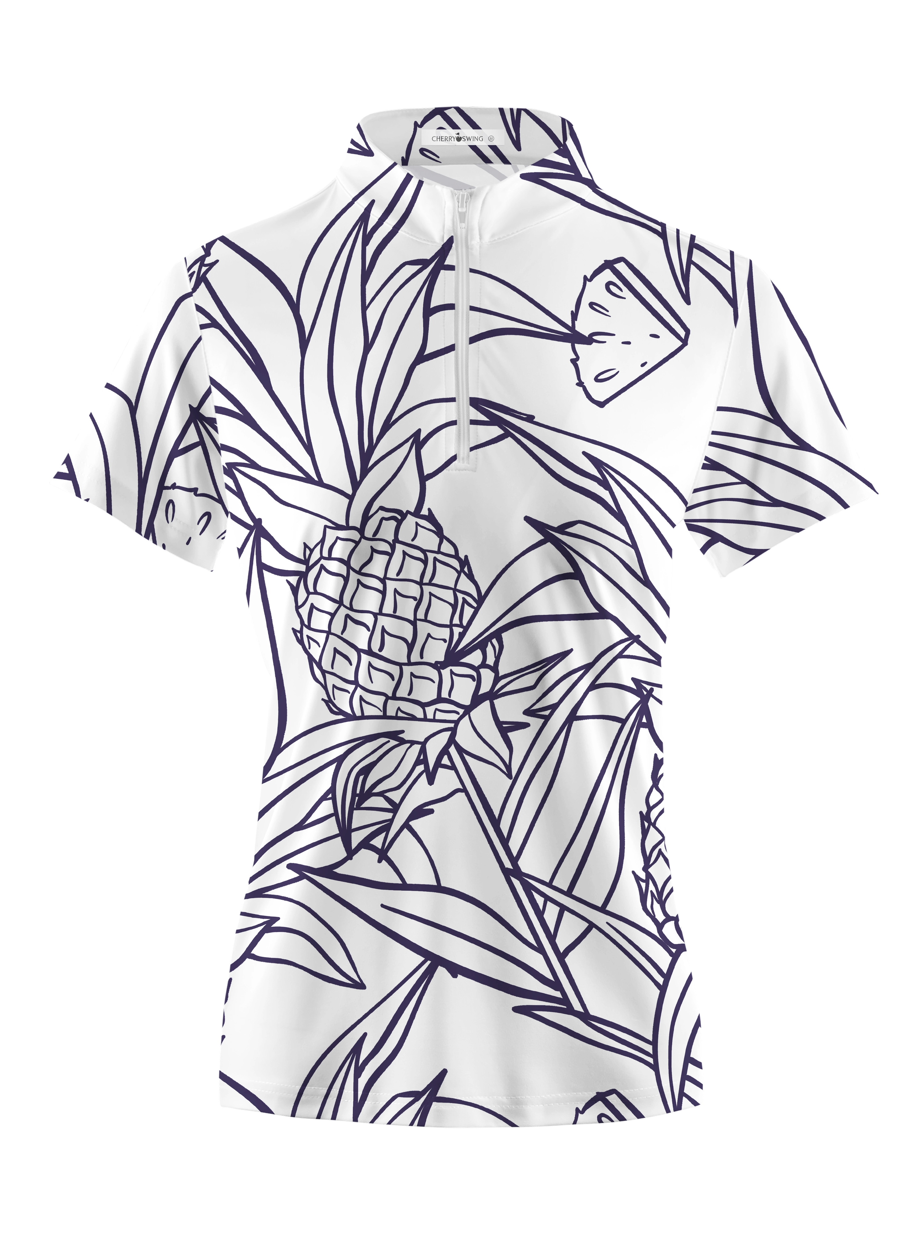 Cherryswing Women's Islands' Charm Golf Short Sleeve Polo Shirt