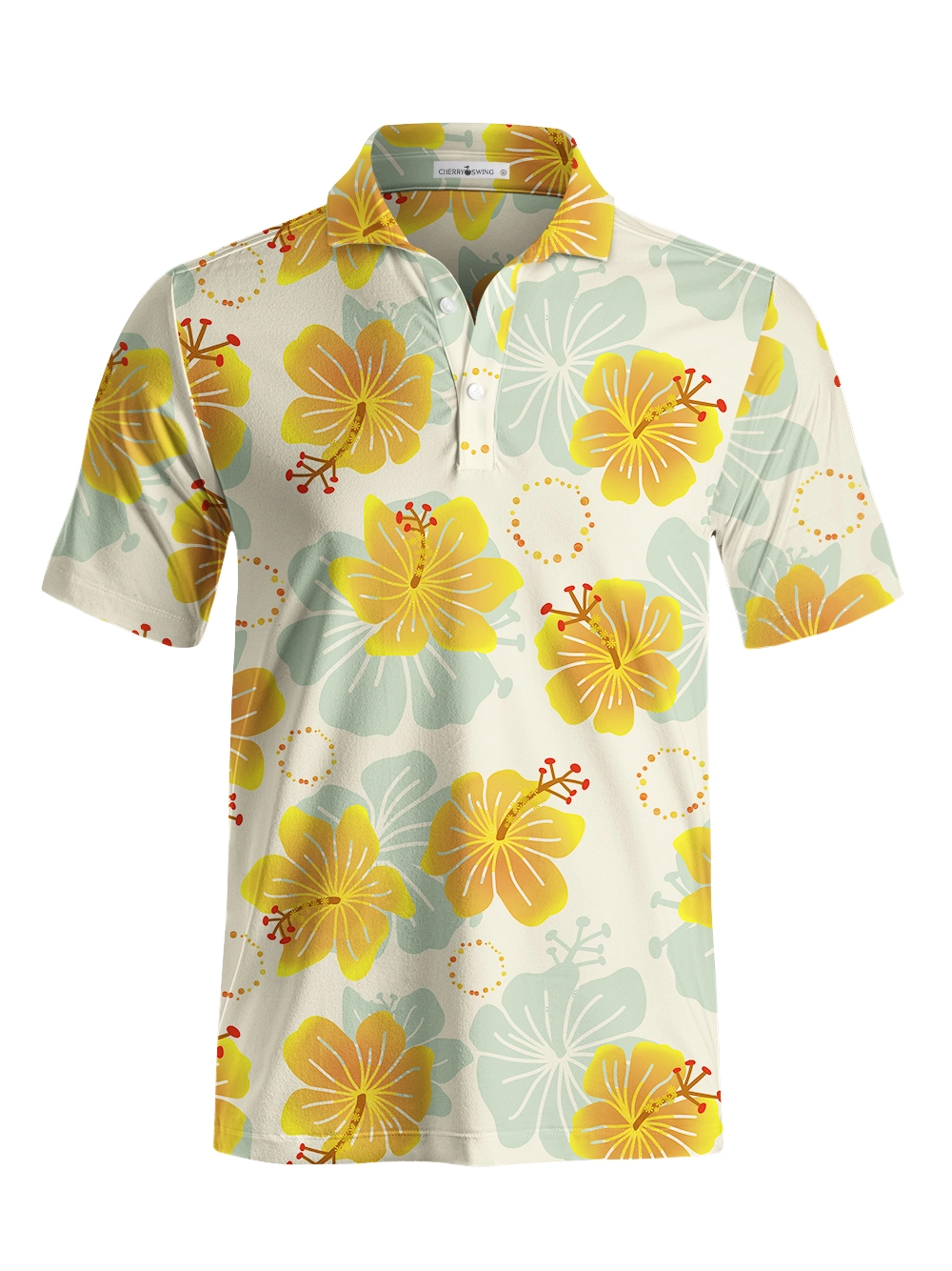 Cherryswing Vibrant Spring Day Men's Polo Shirt