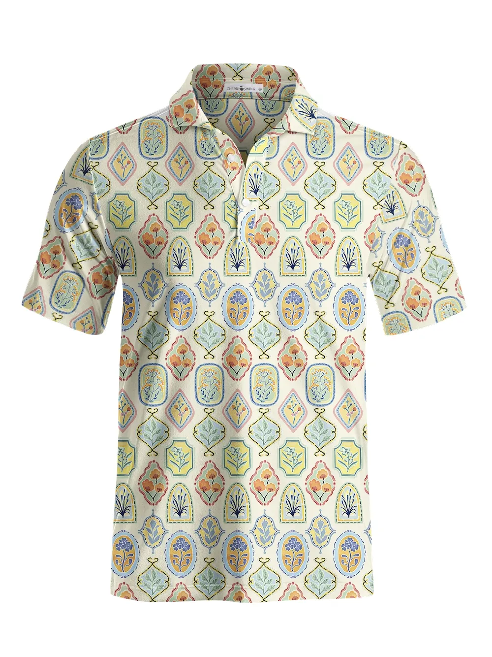 Cherryswing Garden's Diverse Beauty Men's Polo Shirt