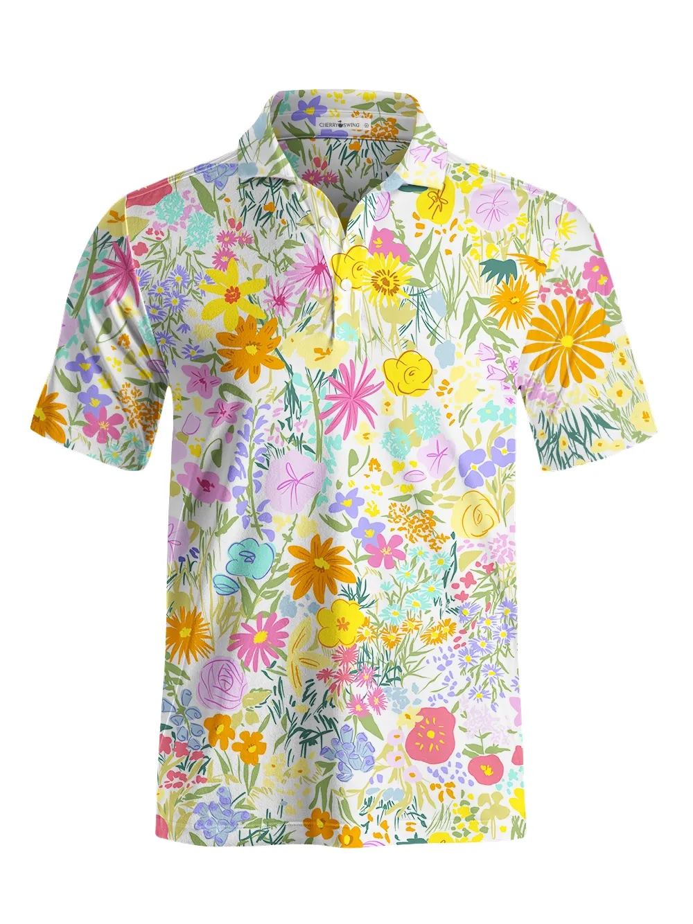 Cherryswing Nature's Beauty Men's Polo Shirt